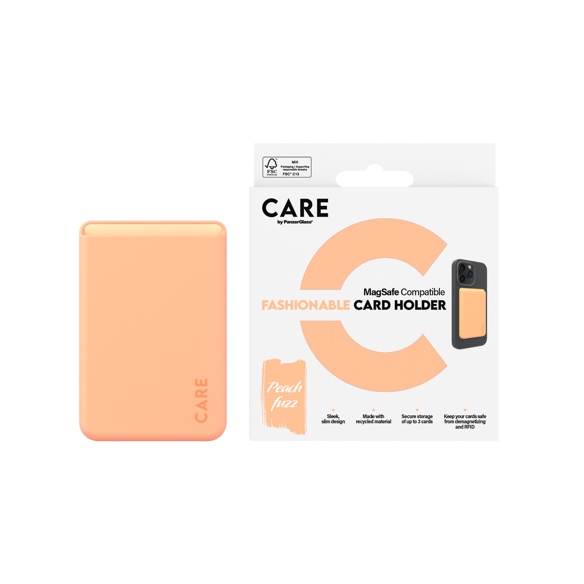 CARE by PanzerGlass Etui »Fashionable Card Holder su MagSa...