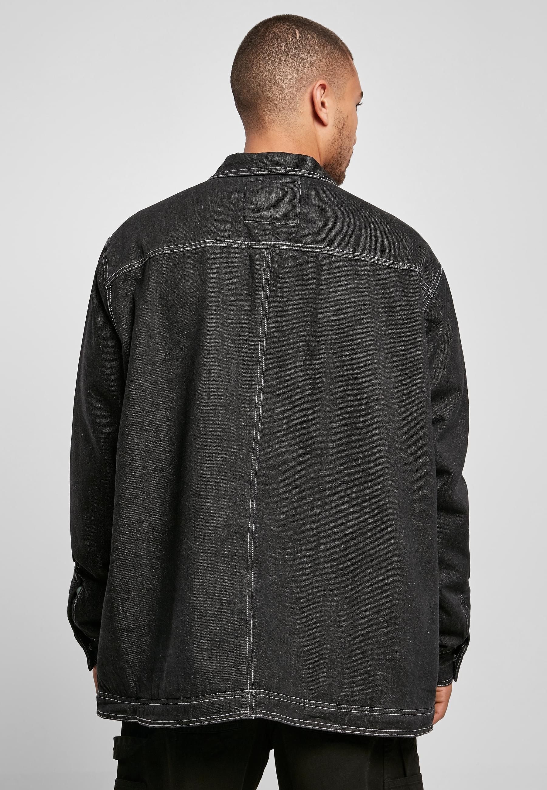 URBAN CLASSICS Allwetterjacke »Urban Classics Herren Oversized Trucker Jacket«, (1 St.), ohne Kapuze