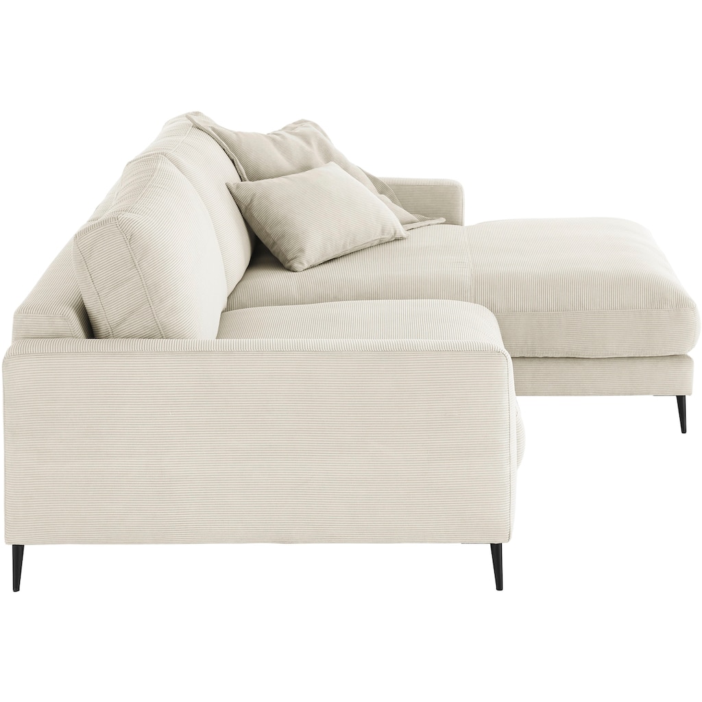 INOSIGN Ecksofa »Downtown, B/T/H: 272/190/84 cm L-Form«