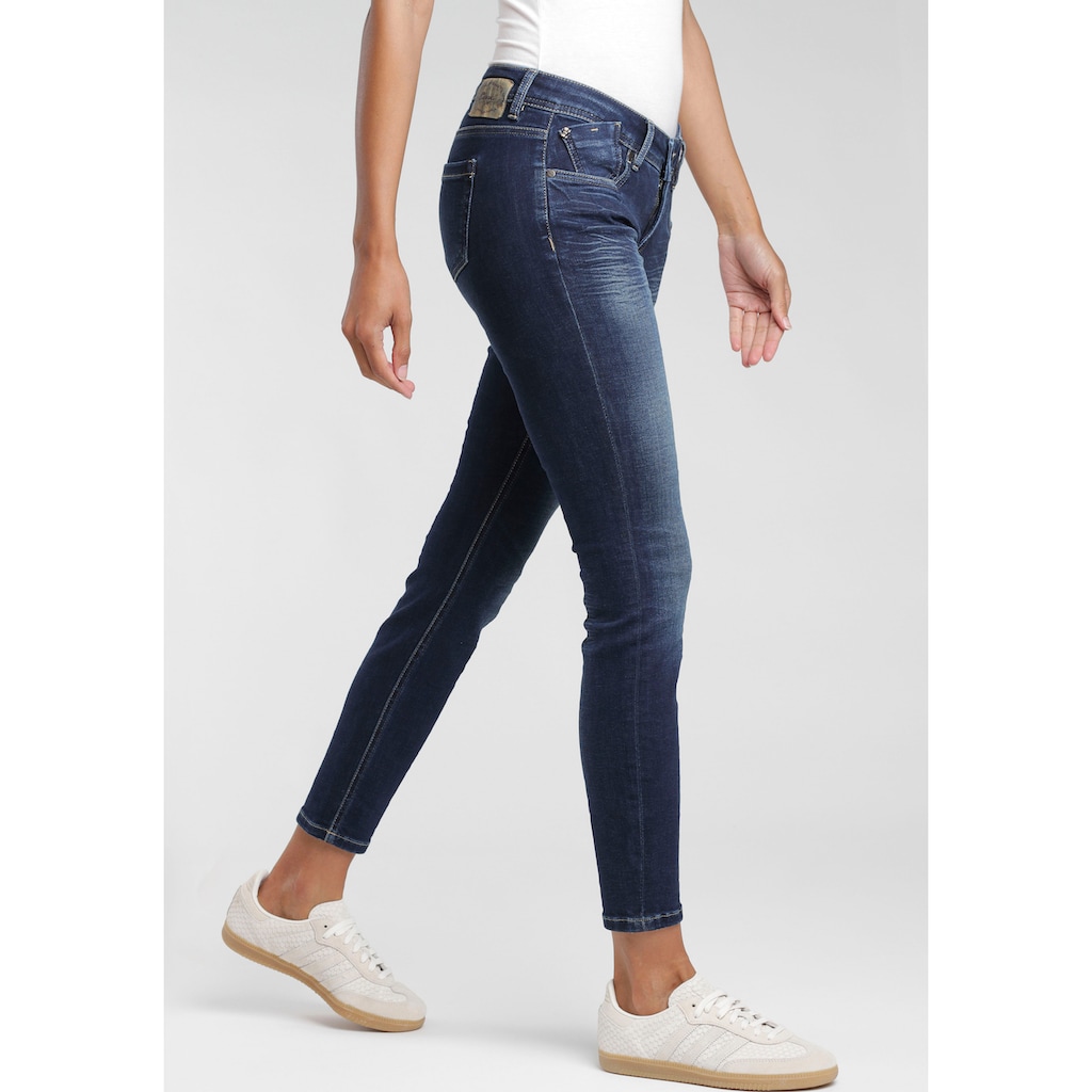 GANG Skinny-fit-Jeans »94Faye«, im Flanking-Style