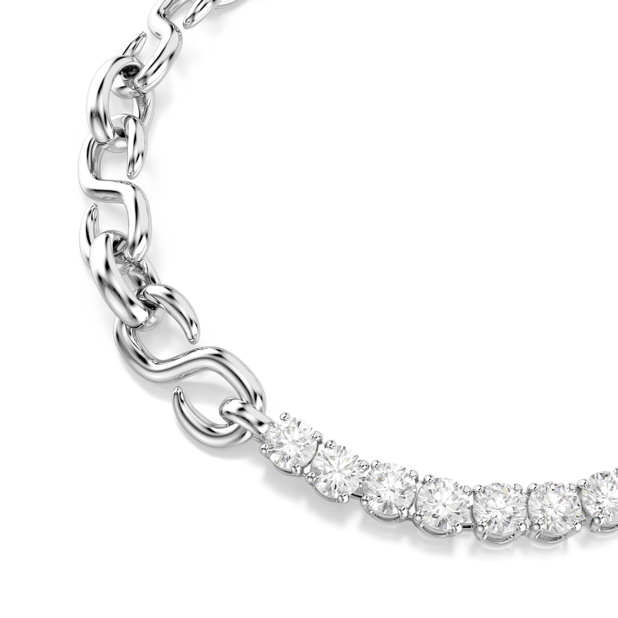 Swarovski Armkette »Schmuck Geschenk MATRIX Armband« mit Swarovski® Kristall, Zirkonia (synth.)