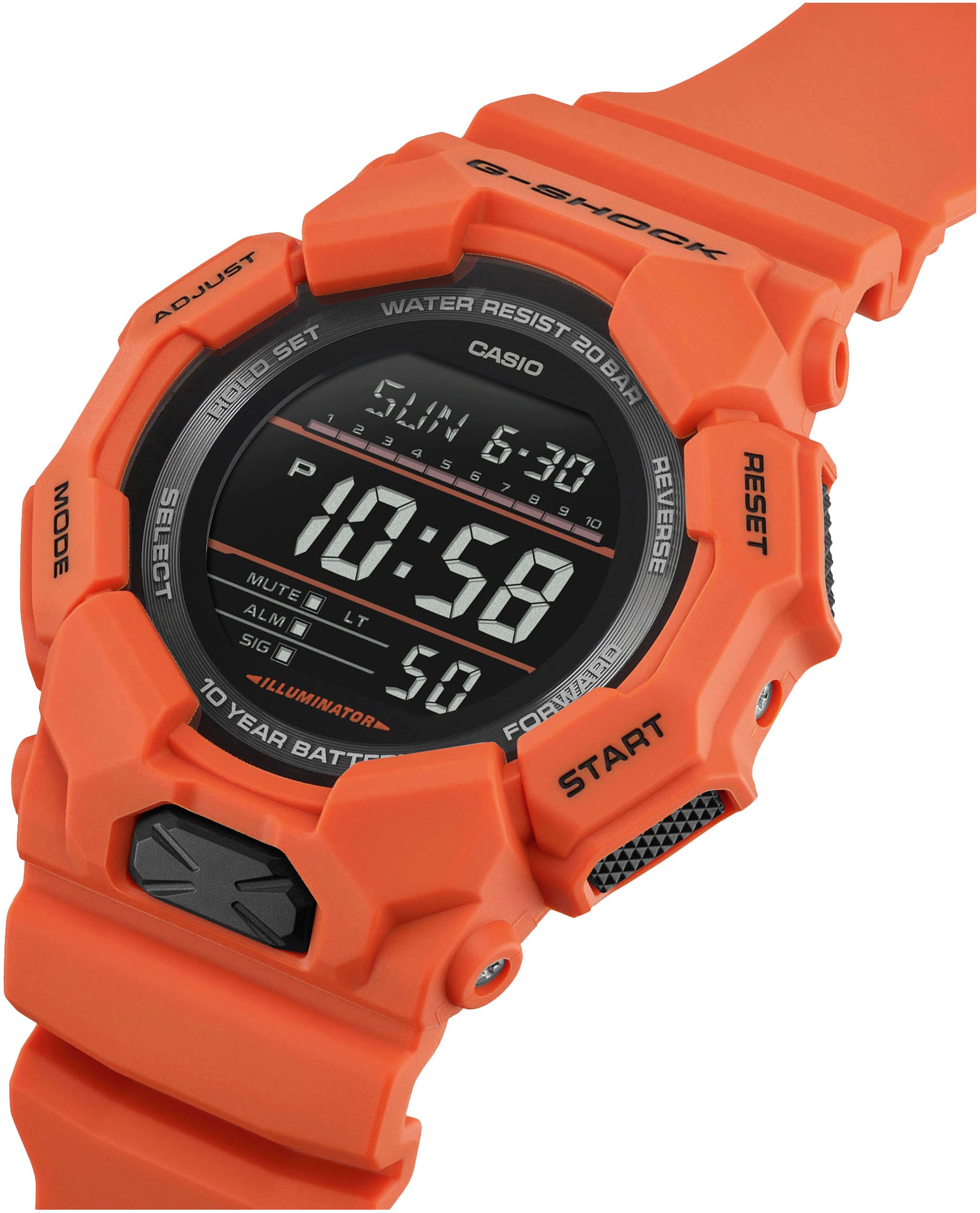 CASIO G-SHOCK Chronograph, Quarzuhr, Armbanduhr,Herrenuhr, digital, autom. Kalender, Resinarmband