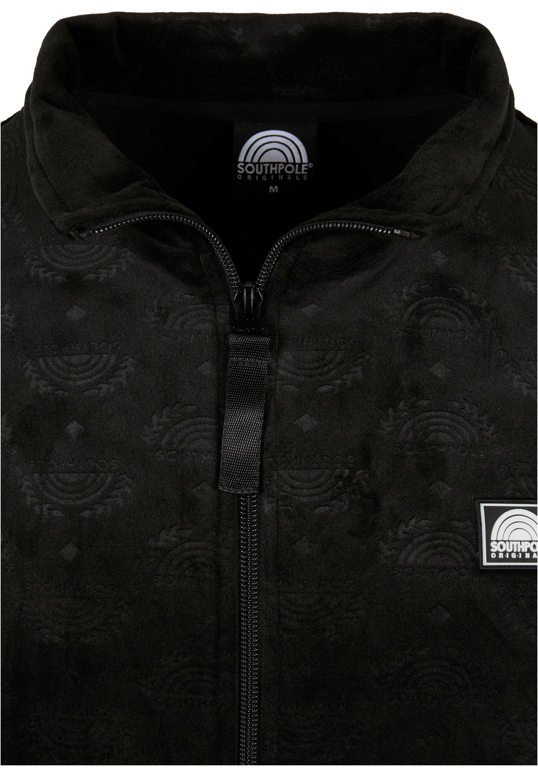 Southpole Allwetterjacke »Southpole Herren Southpole AOP Velour Jacket«, (1 St.), ohne Kapuze