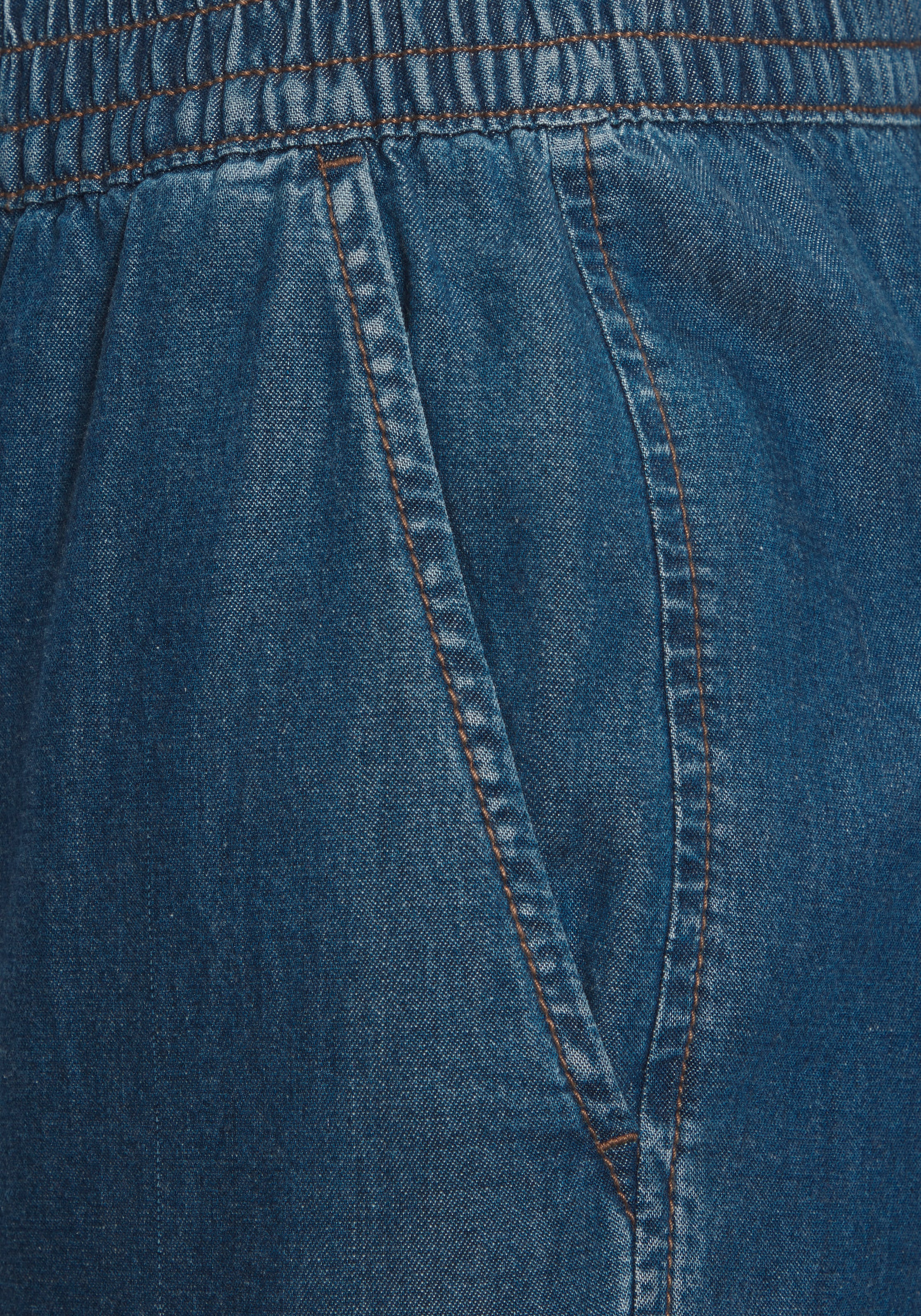 H.I.S Culotte  weit geschnitten, in Denim Optik