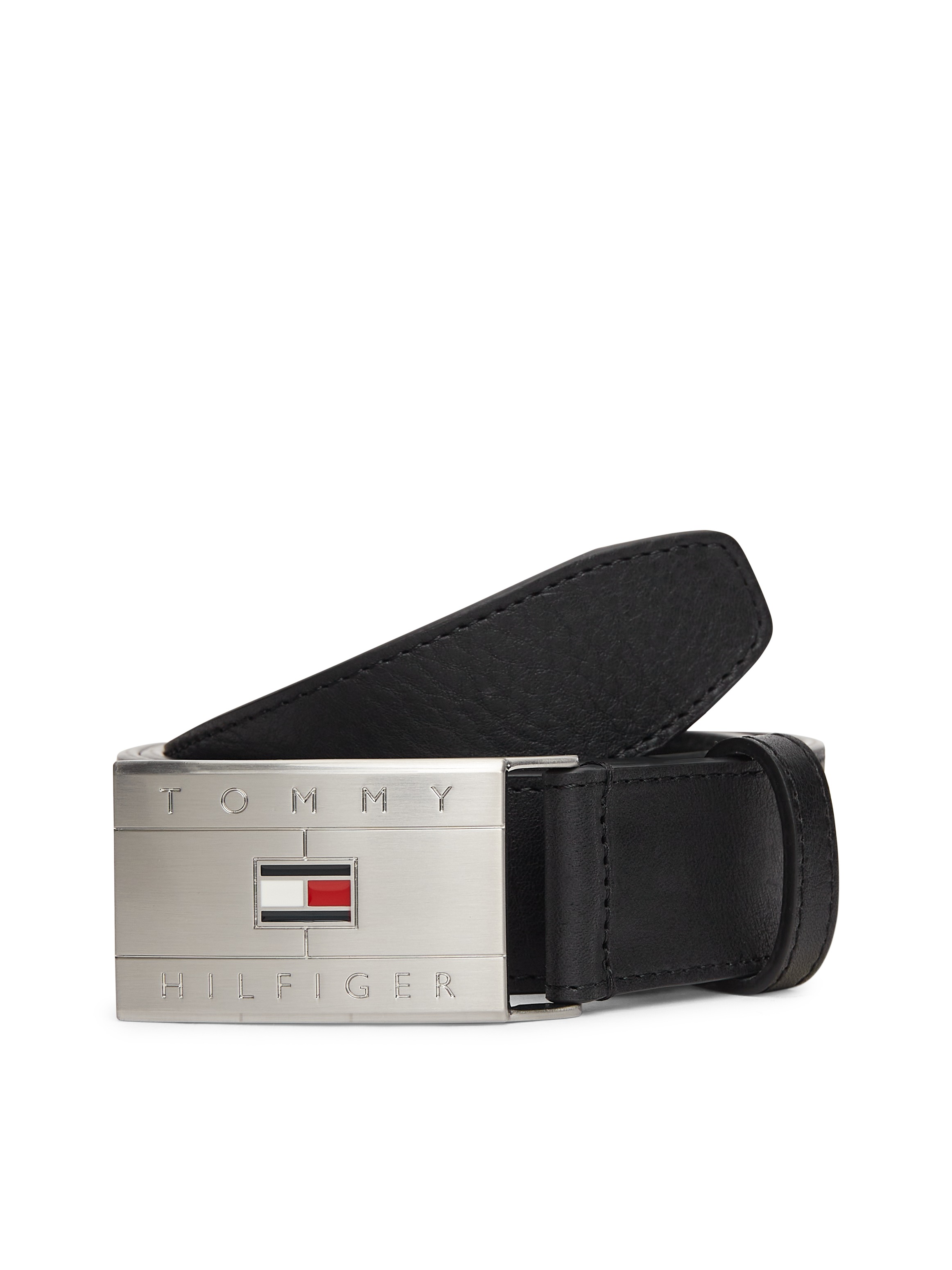 Tommy Hilfiger Ledergürtel »TH FLAG PLAQUE«