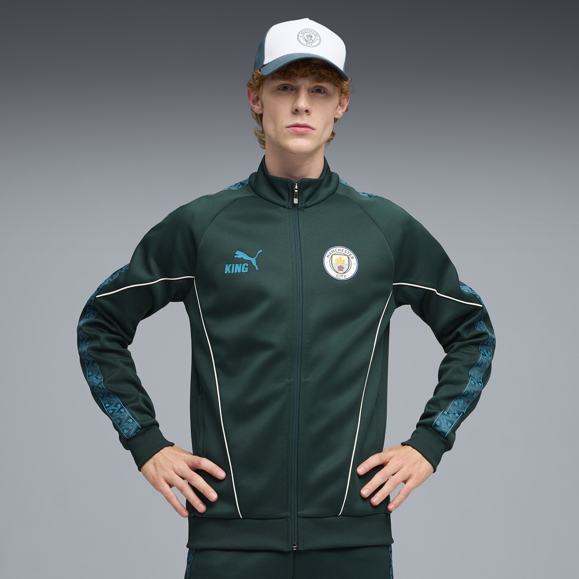 PUMA Sweatjacke »Manchester City KING Anthem Jacke Herren«