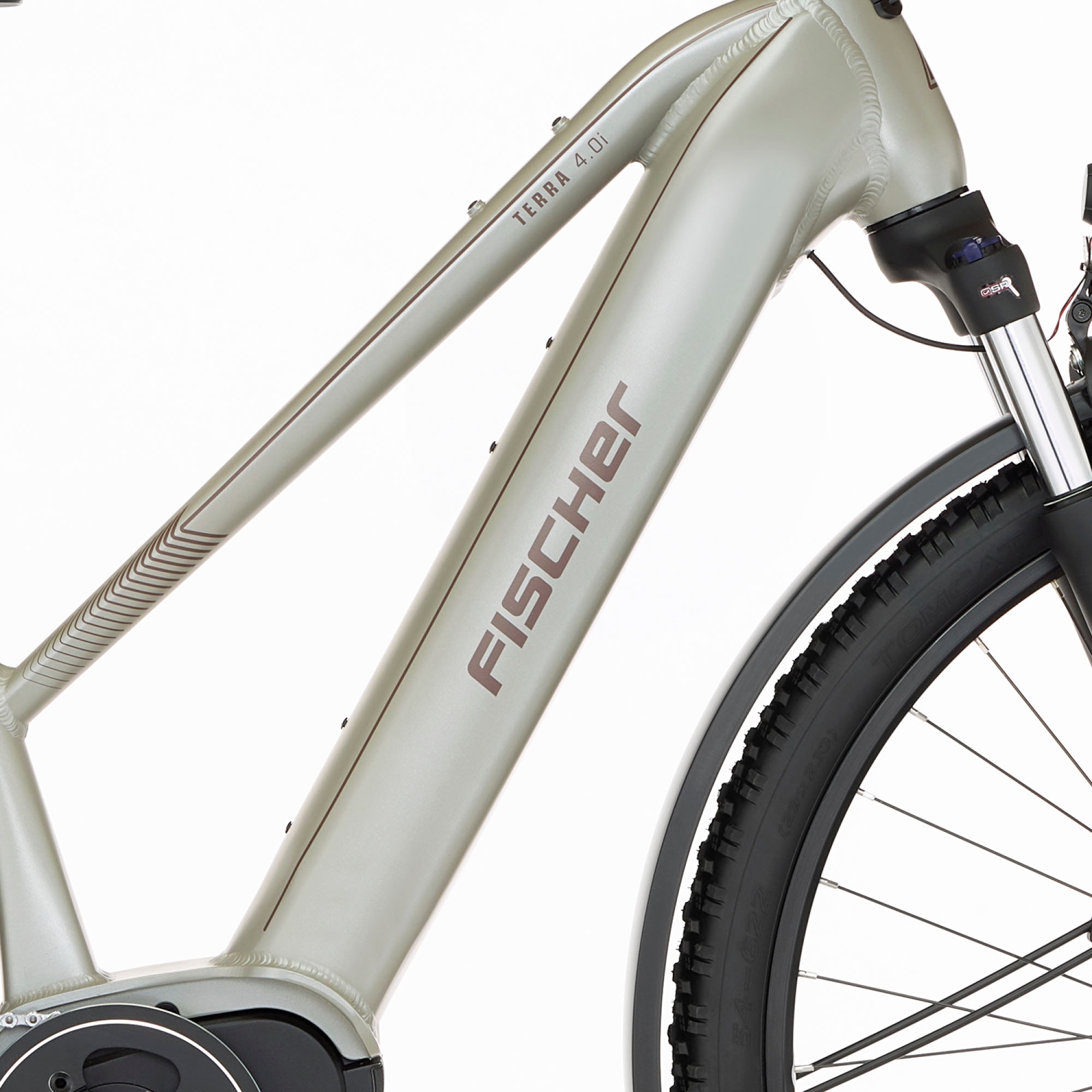 FISCHER Fahrrad E-Bike »TERRA 4.0i 45«, 10 Gang, Shimano, Deore, Mittelmotor 250 W, (mit Fahrradschloss), Pedelec