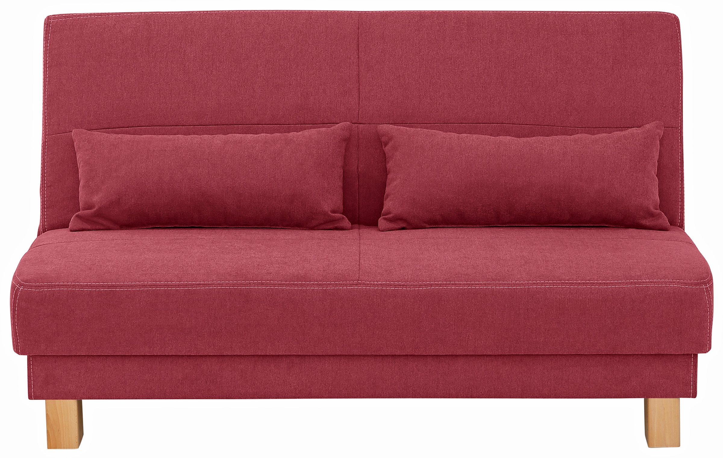 Home affaire Schlafsofa »Gina«, vom Sofa zum Bett mit einem Handgriff, in 4 Breiten, Nierenkissen