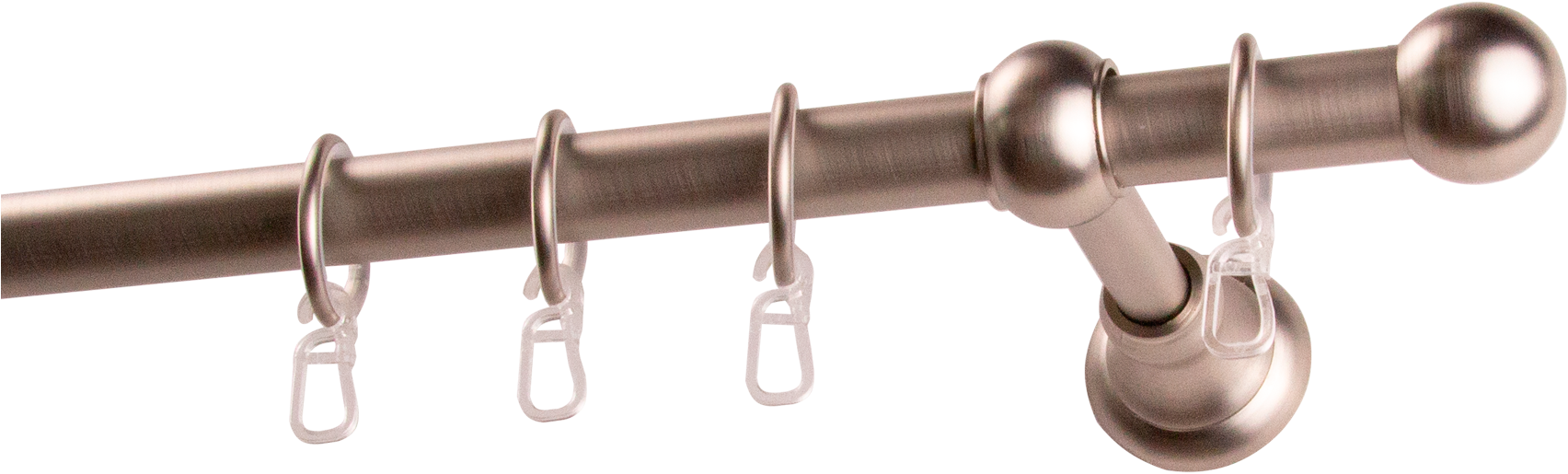 GARESA Gardinenstange "ANDREA" Ø 20 mm 1 läufig-läufig Wunschmaßlänge Vorha günstig online kaufen