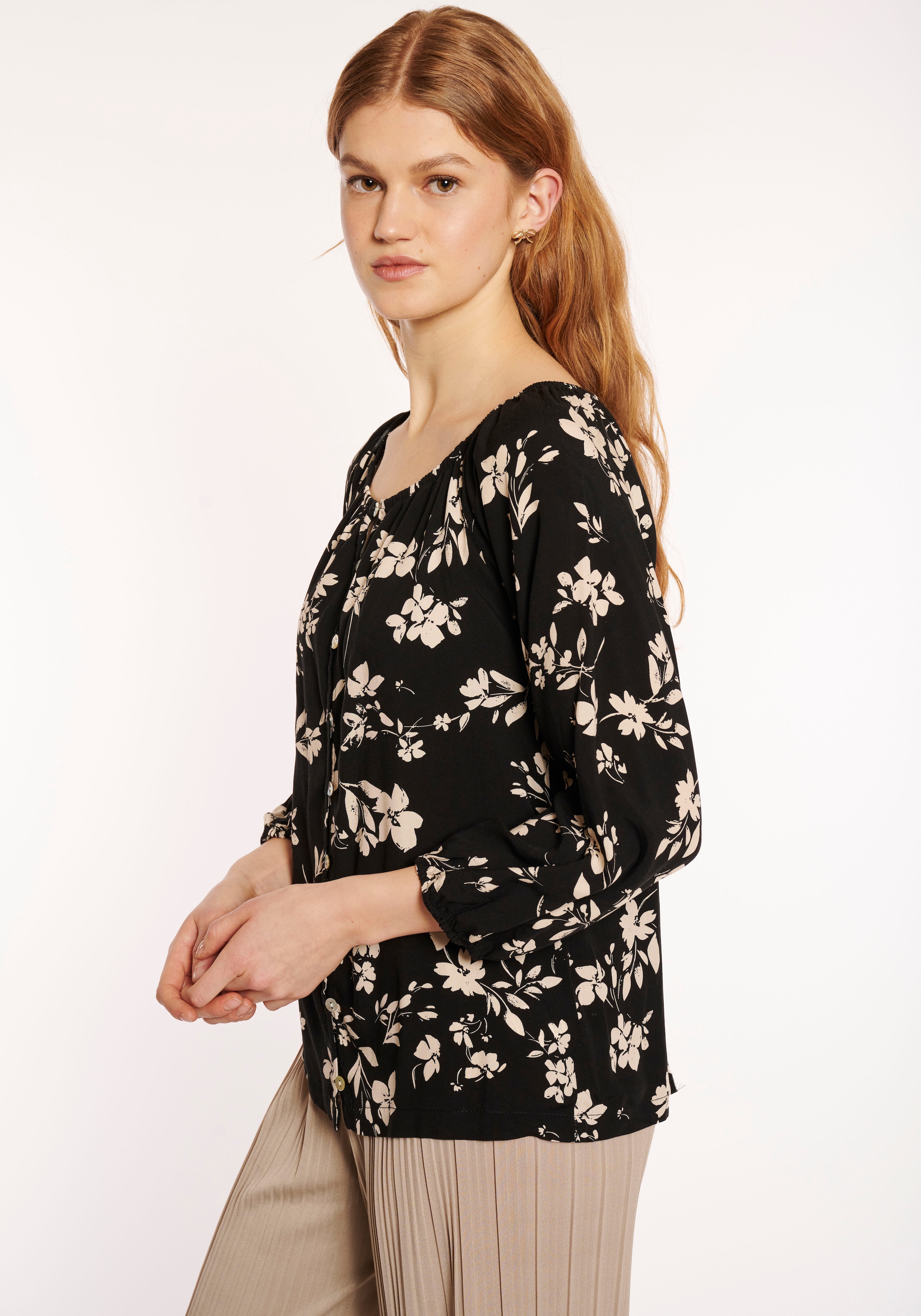 HaILY’S Druckbluse »3/4 V BL Su44na«
