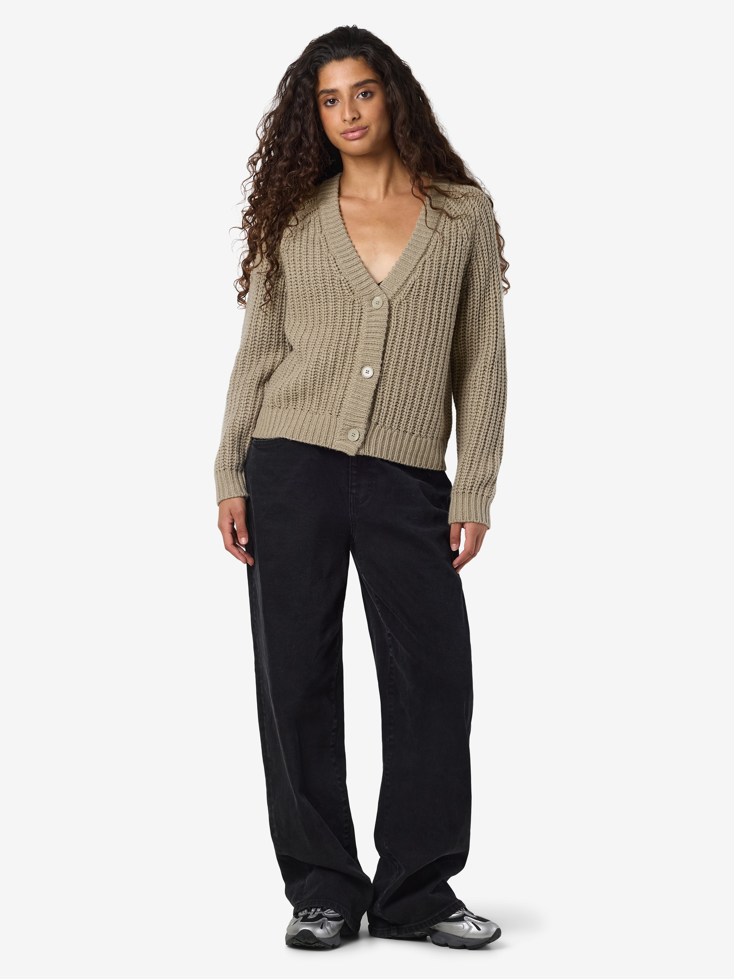 Thumbnail - Noisy may Strickjacke "NMCHARLIE L/S V-NECK KNIT CARDIGAN NOOS"