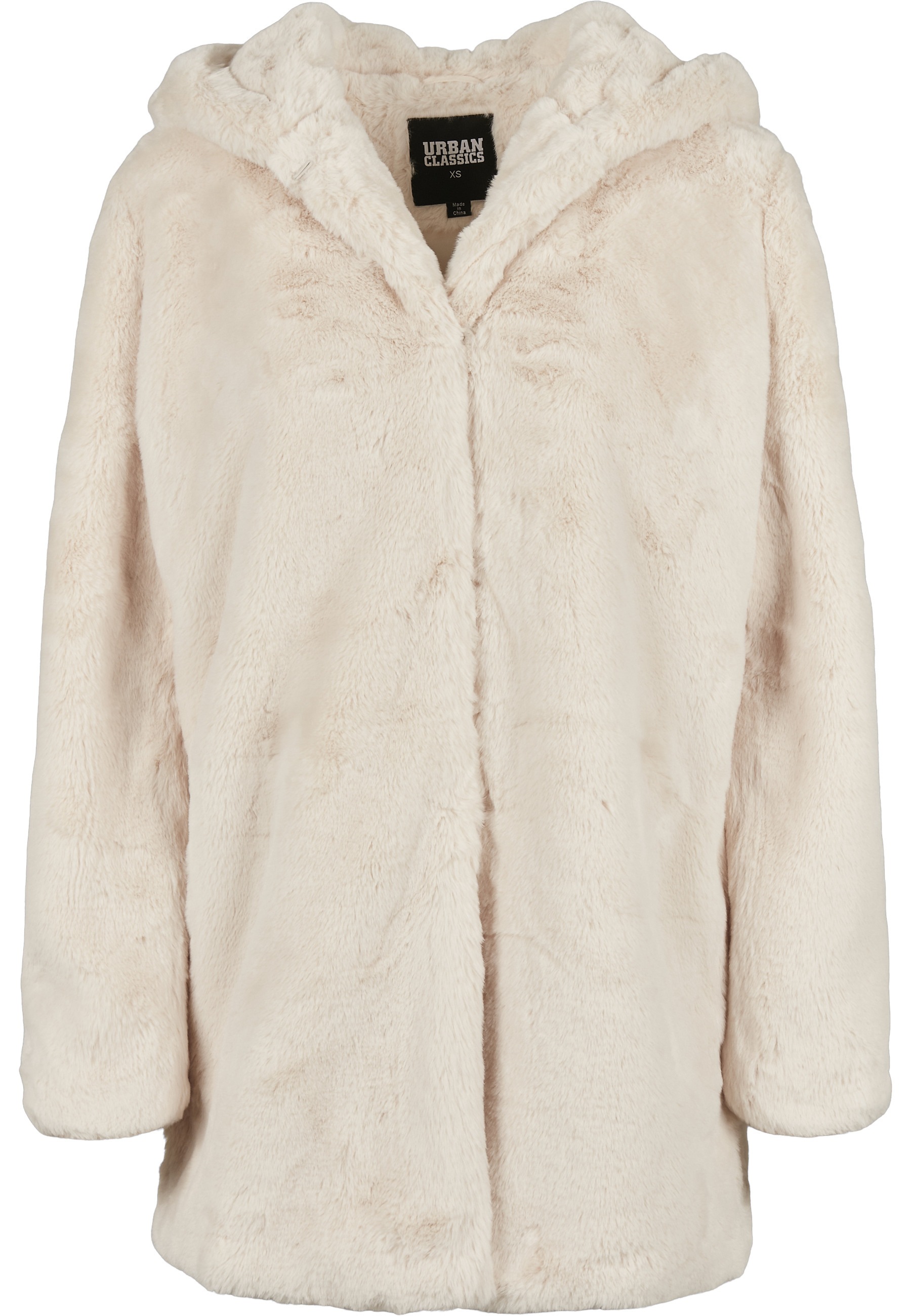 URBAN CLASSICS Parka "Urban Classics Damen Ladies Hooded Teddy Coat" 1 Stk. günstig online kaufen