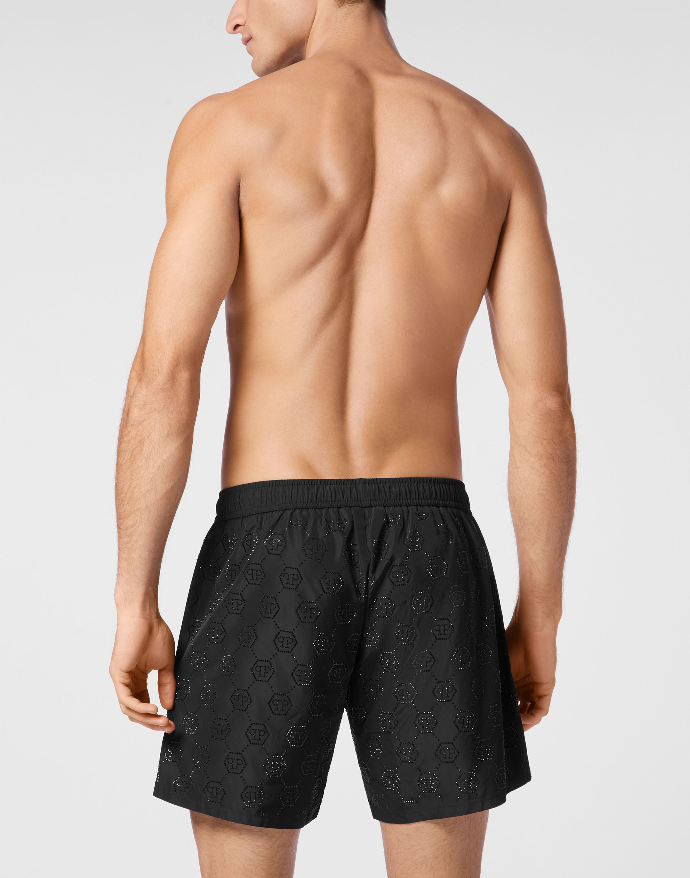 PHILIPP PLEIN Badeshorts "Mit Schmucksteinen" günstig online kaufen