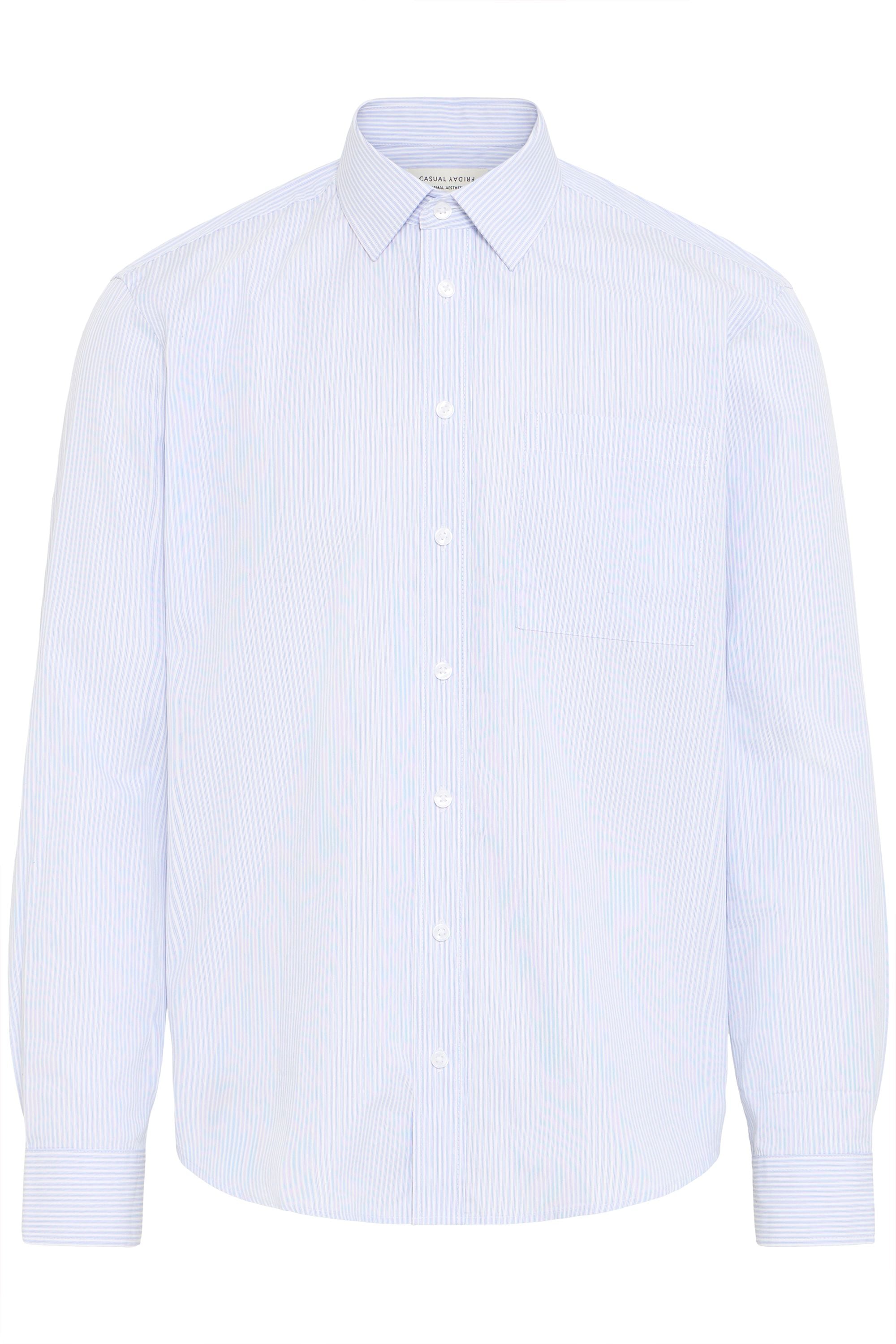 CASUAL FRIDAY Herren Langarmhemd "Langarmhemd CFBjörn", weiß, Gr. XXL, Obermaterial: 100% Baumwolle CO., Hemden