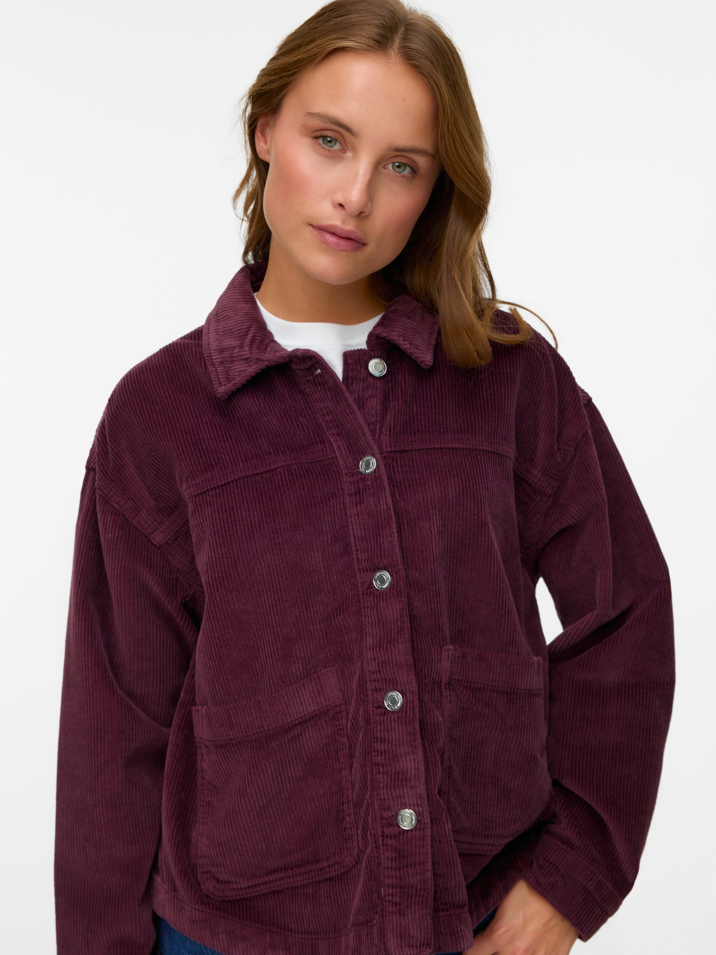 Vero Moda Cordjacke "VMJAMIE LS CORDUROY SHACKET MIX NOOS" günstig online kaufen