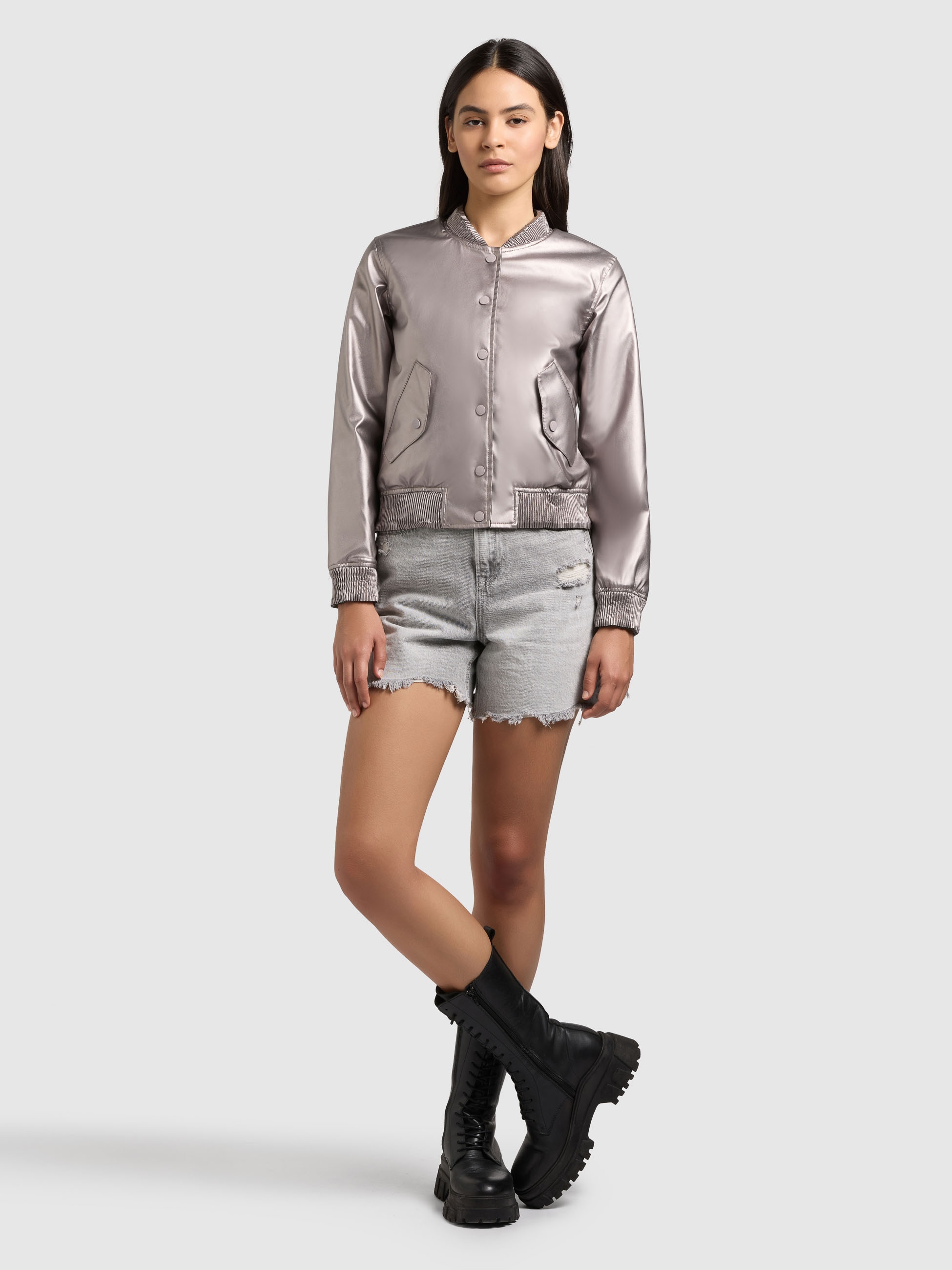 khujo Blouson »ZEYA« ohne Kapuze