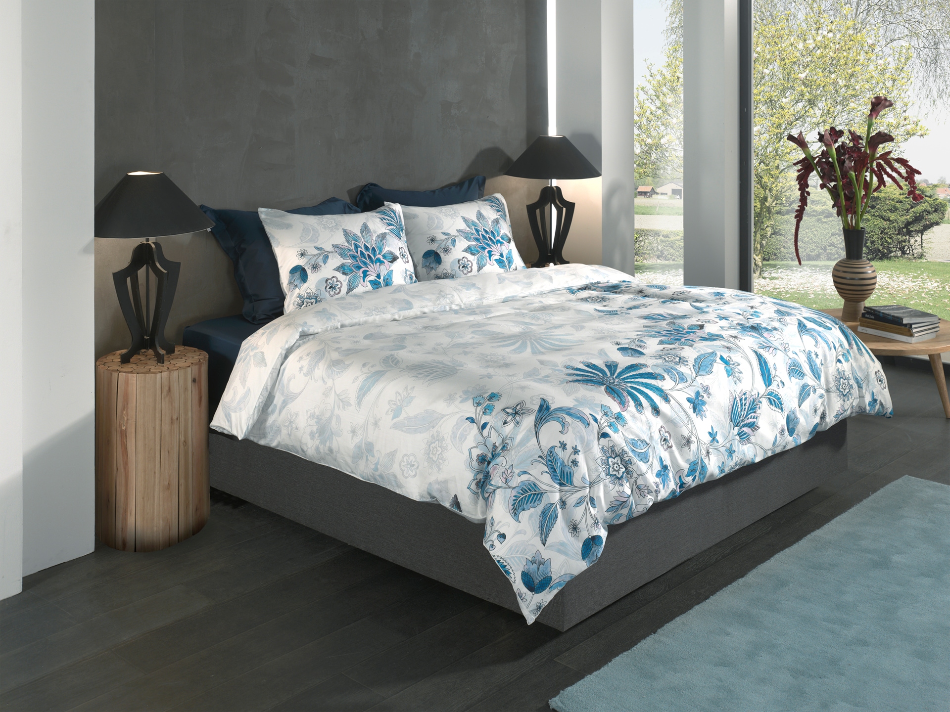 Heckett & Lane Bettwäsche »Heckettlane Bettwäsche Asia« 2 Bettwäsche aus 100% Baumwolle, hochwertige Mako-Satin, ab 135x200 cm.