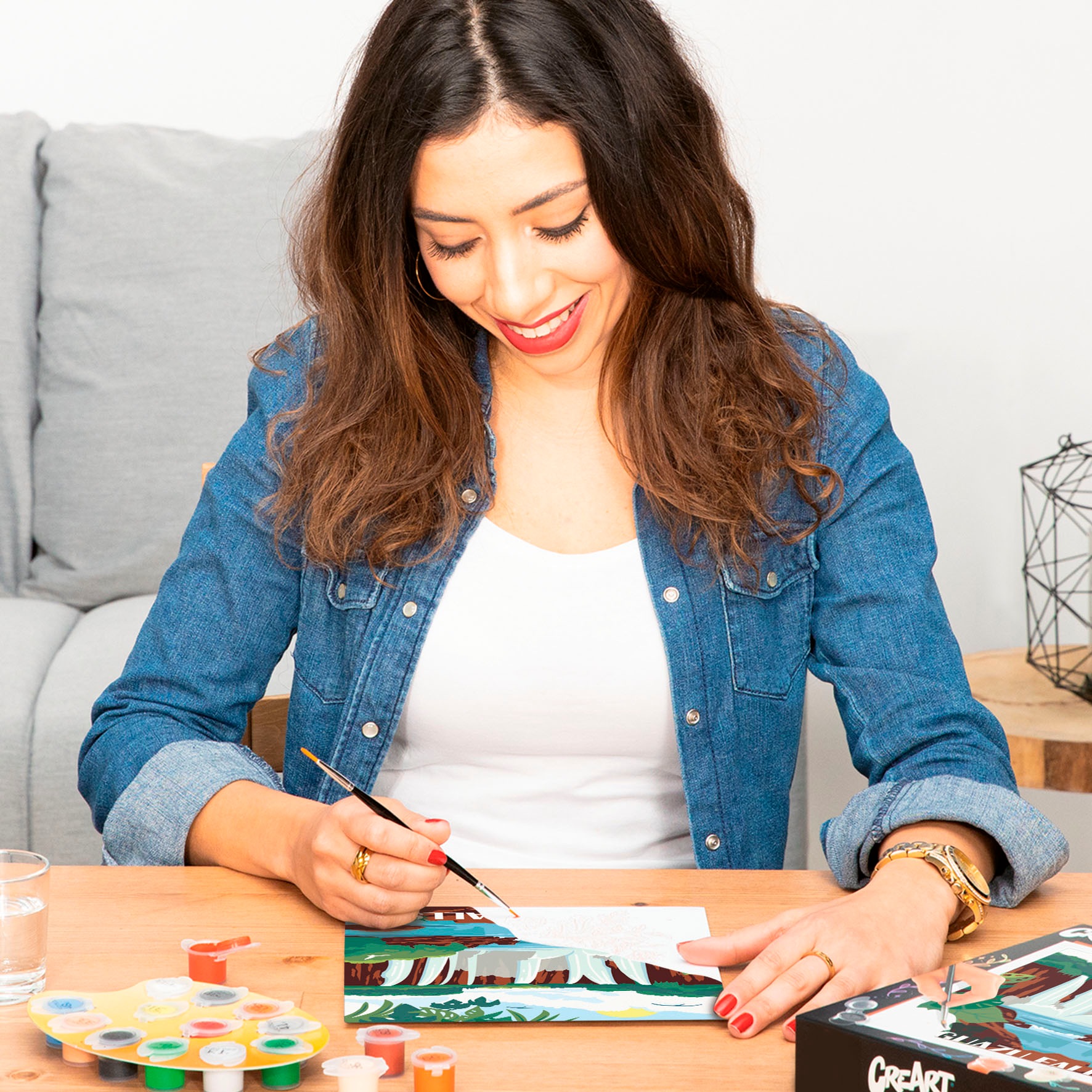 Ravensburger Malen nach Zahlen »CreArt, Adults Trend, Iguazu Wasserfälle«, für Erwachsene; Made in Europe