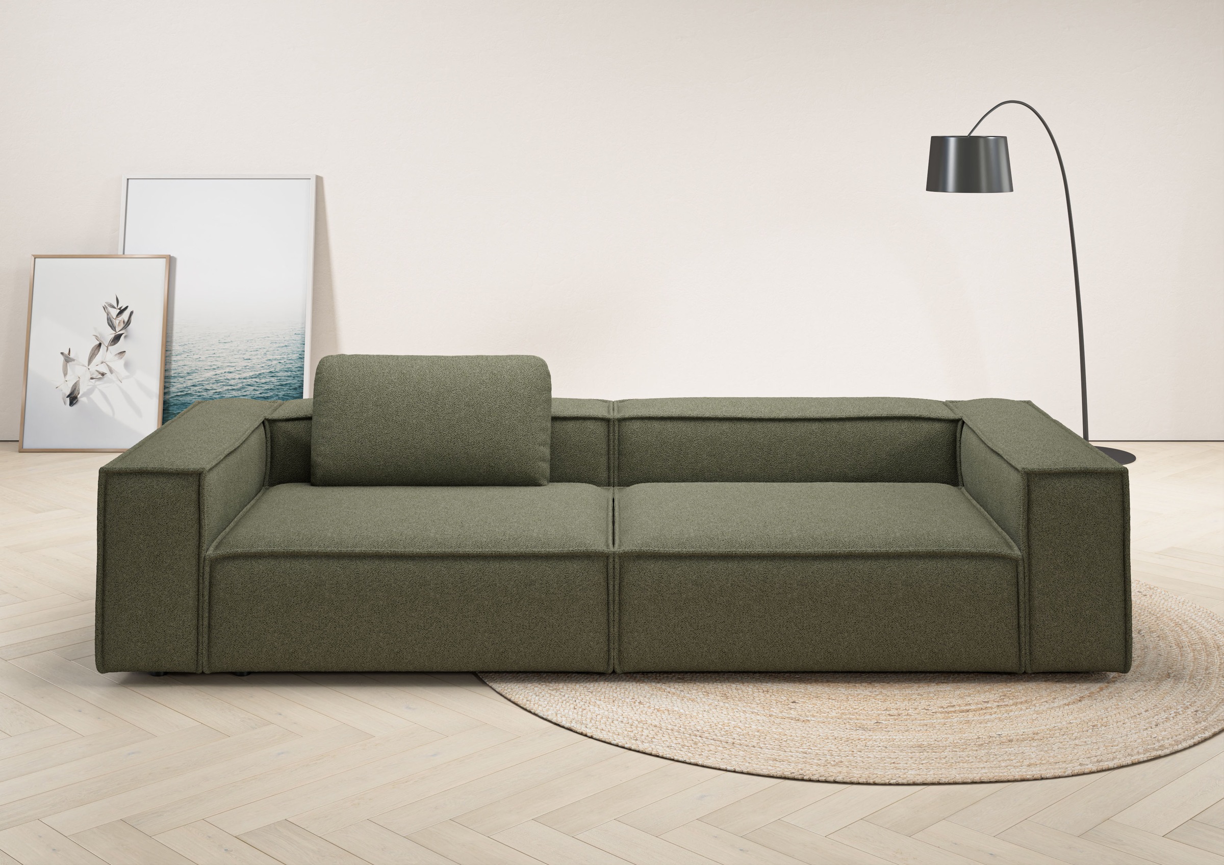 Home affaire 3-Sitzer "Watertown moderner 3-Sitzer" extra breites Sofa mit günstig online kaufen