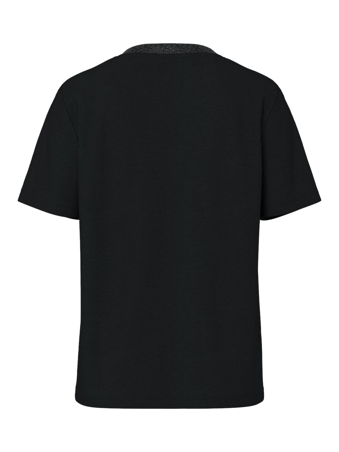 pieces Kurzarmshirt »PCRIA SS LUREX NECK TEE JRS NOOS BC«