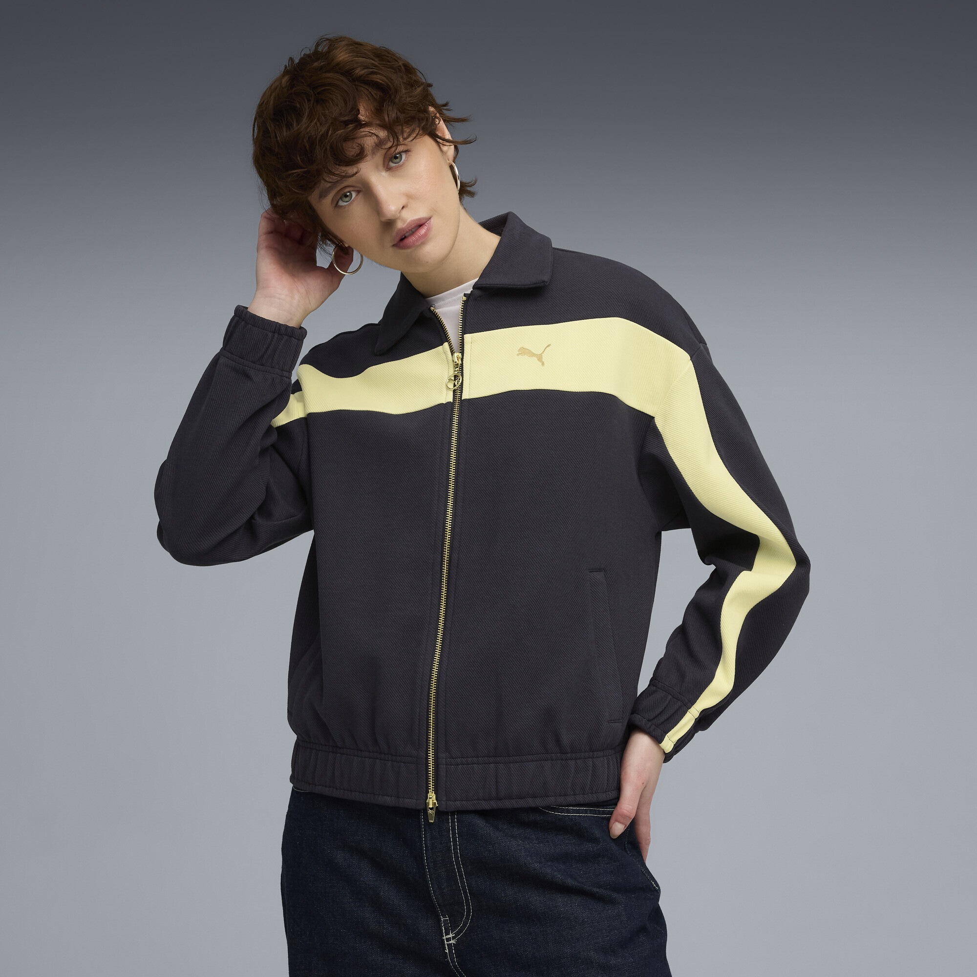 PUMA Trainingsjacke »T7 Relaxed Trainingsjacke Damen«