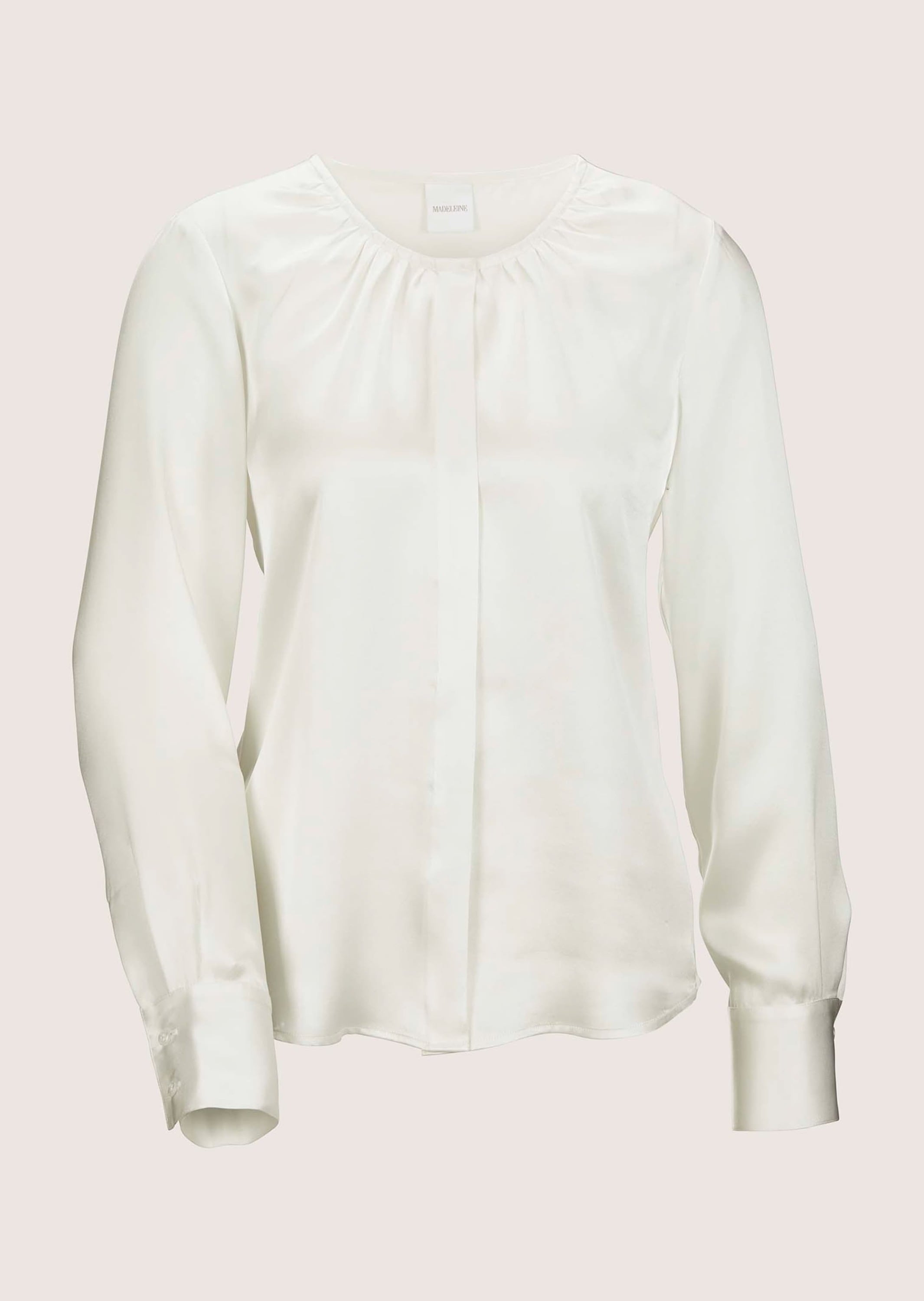 MADELEINE Langarmbluse "Bluse Elegante Seidenbluse mit verdeckter Knopfleis günstig online kaufen