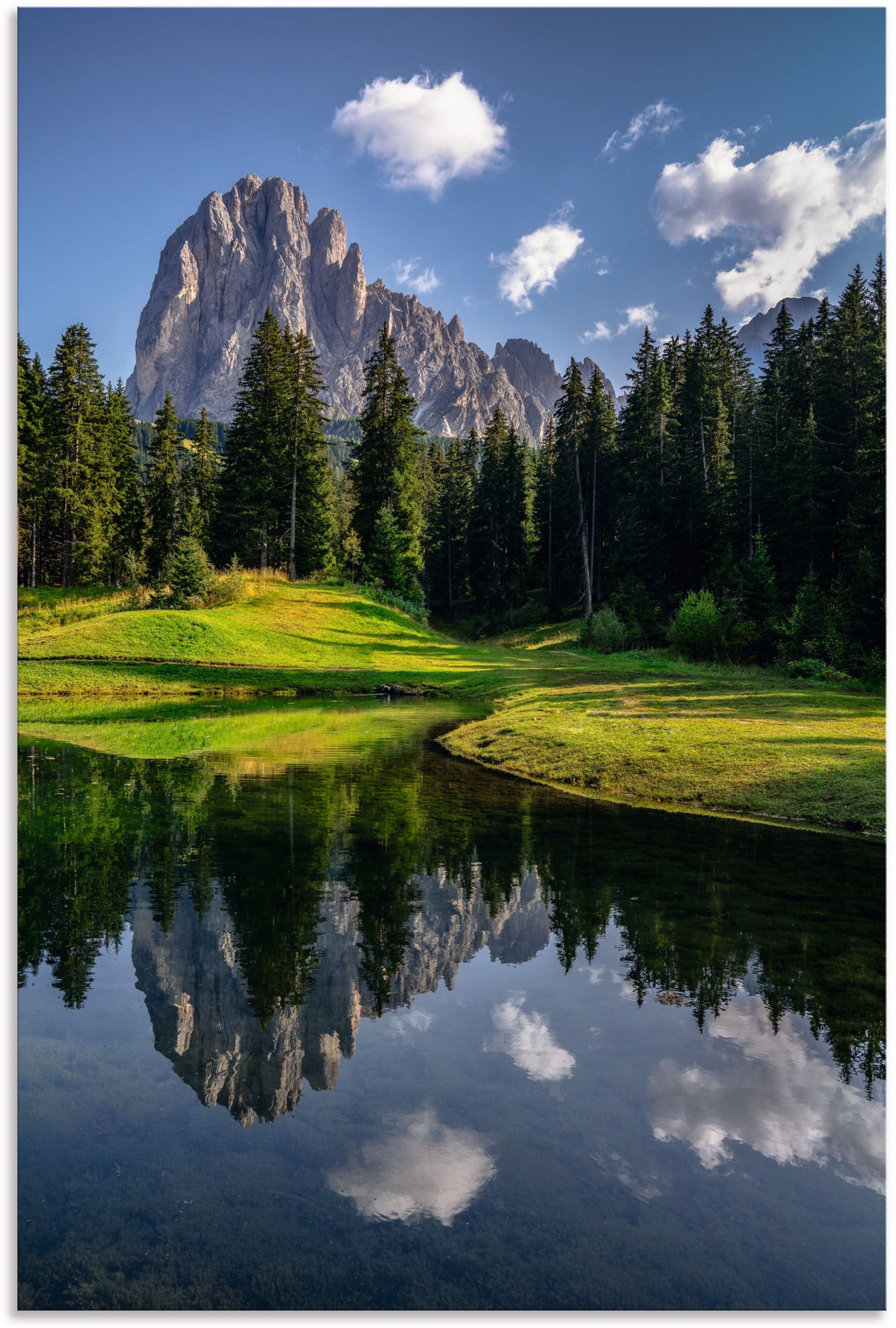 Artland Wandbild in Poster Alubild, Berge | Südtirol«, BAUR Größen oder versch. & kaufen Wandaufkleber »Sommer als Leinwandbild, in St.), (1 Alpenbilder