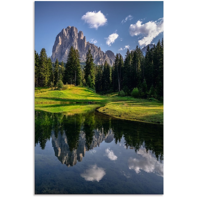 Artland Wandbild »Sommer in Südtirol«, Berge & Alpenbilder, (1 St.), als  Alubild, Leinwandbild, Wandaufkleber oder Poster in versch. Größen kaufen |  BAUR