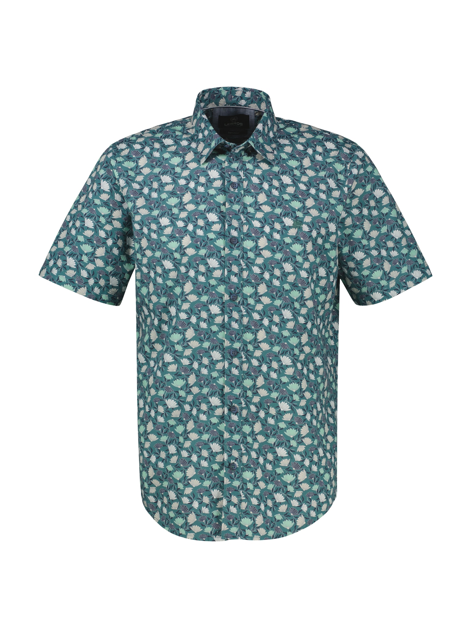 LERROS Kurzarmhemd mit Allover-Minimal-Print
