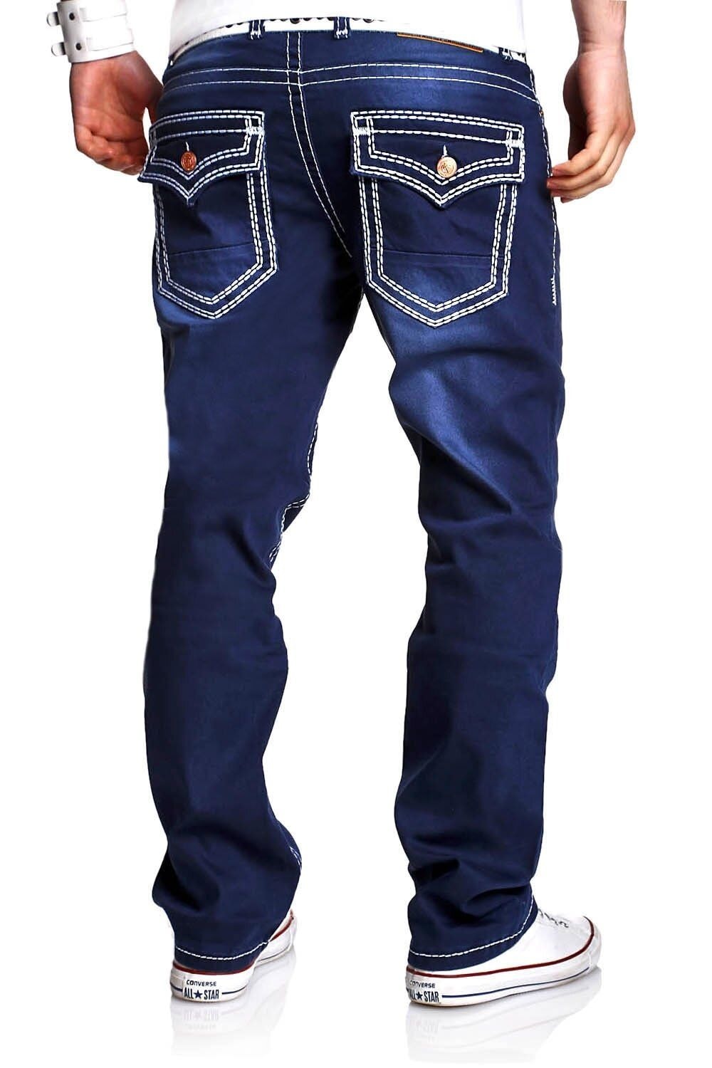behype Bequeme Jeans »Stitch«, mit dicken Kontrastnähten