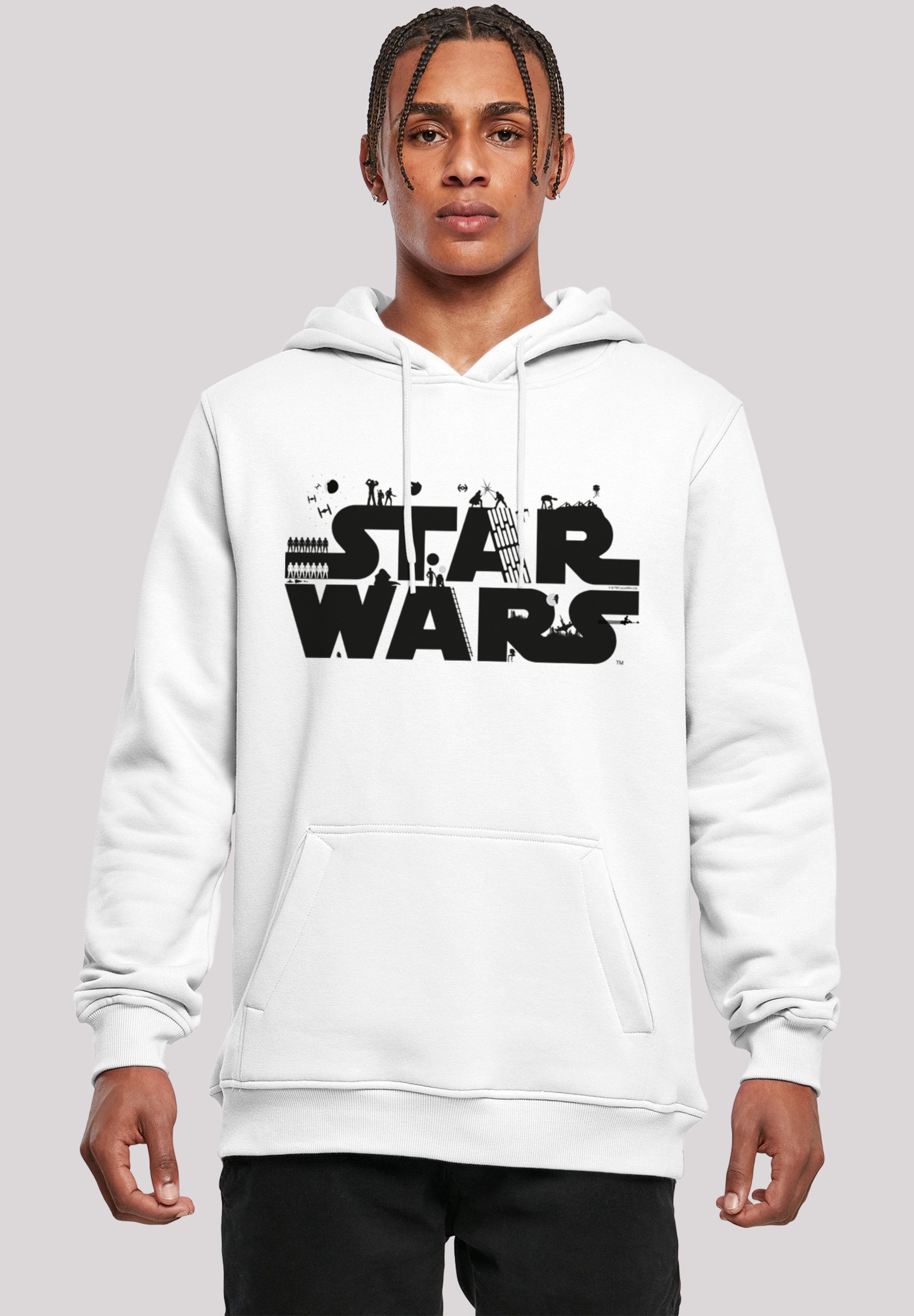 F4NT4STIC Sweatshirt »Star Wars Minimalist Logo«, Herren,Premium Merch,Slim-Fit,Kapuzenpullover,Bedruckt