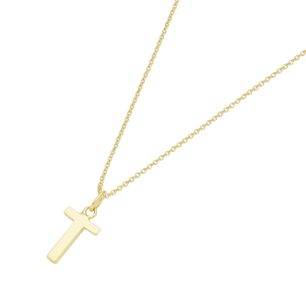 Luigi Merano Kette mit Anhänger »Anhänger Buchstabe T Gold 585« Luigi Merano Kette mit Anhänger »Anhänger Buchstabe T Gold 585«
