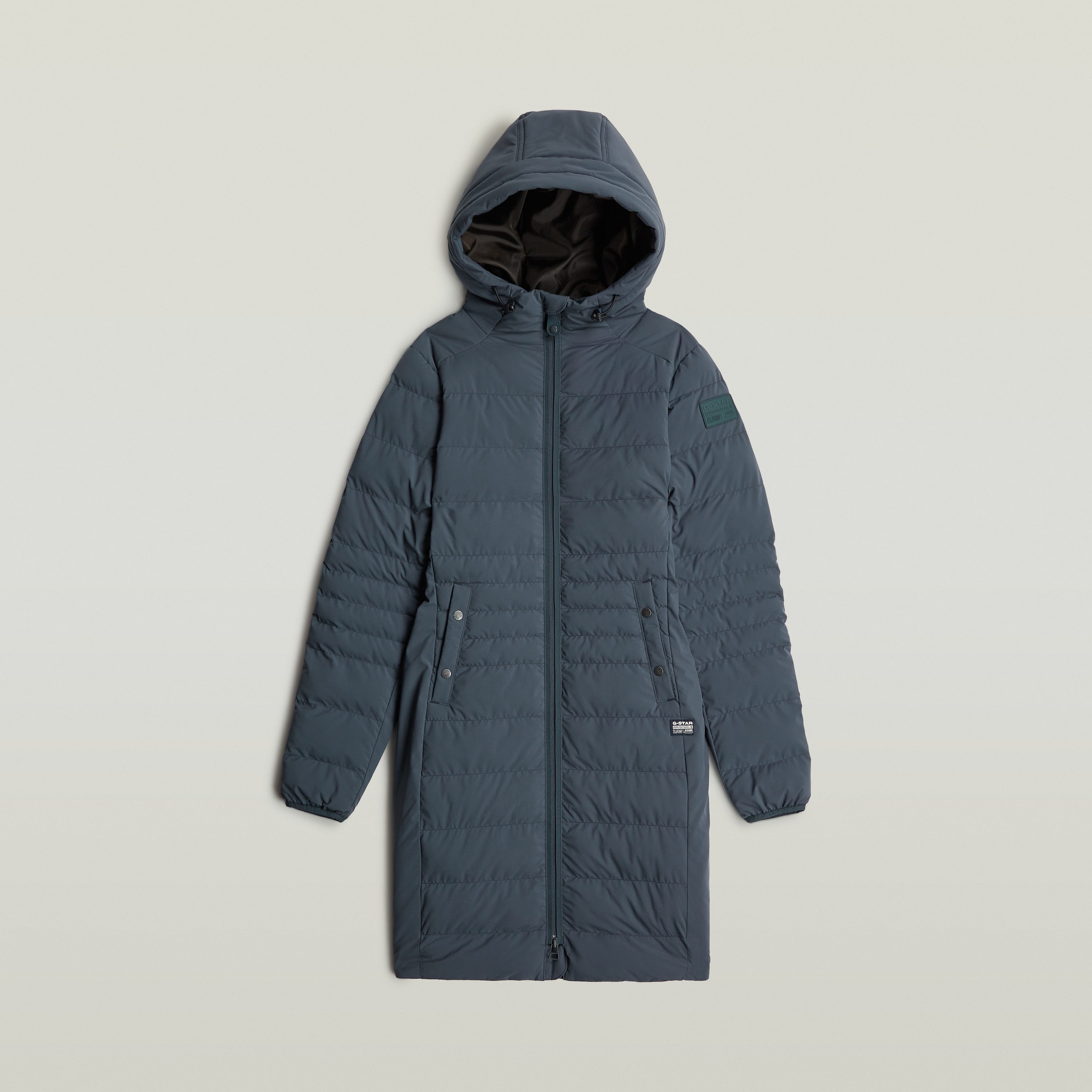 G-STAR Steppjacke "Foundation Padded Long", mit Kapuze, leicht tailliert, l günstig online kaufen