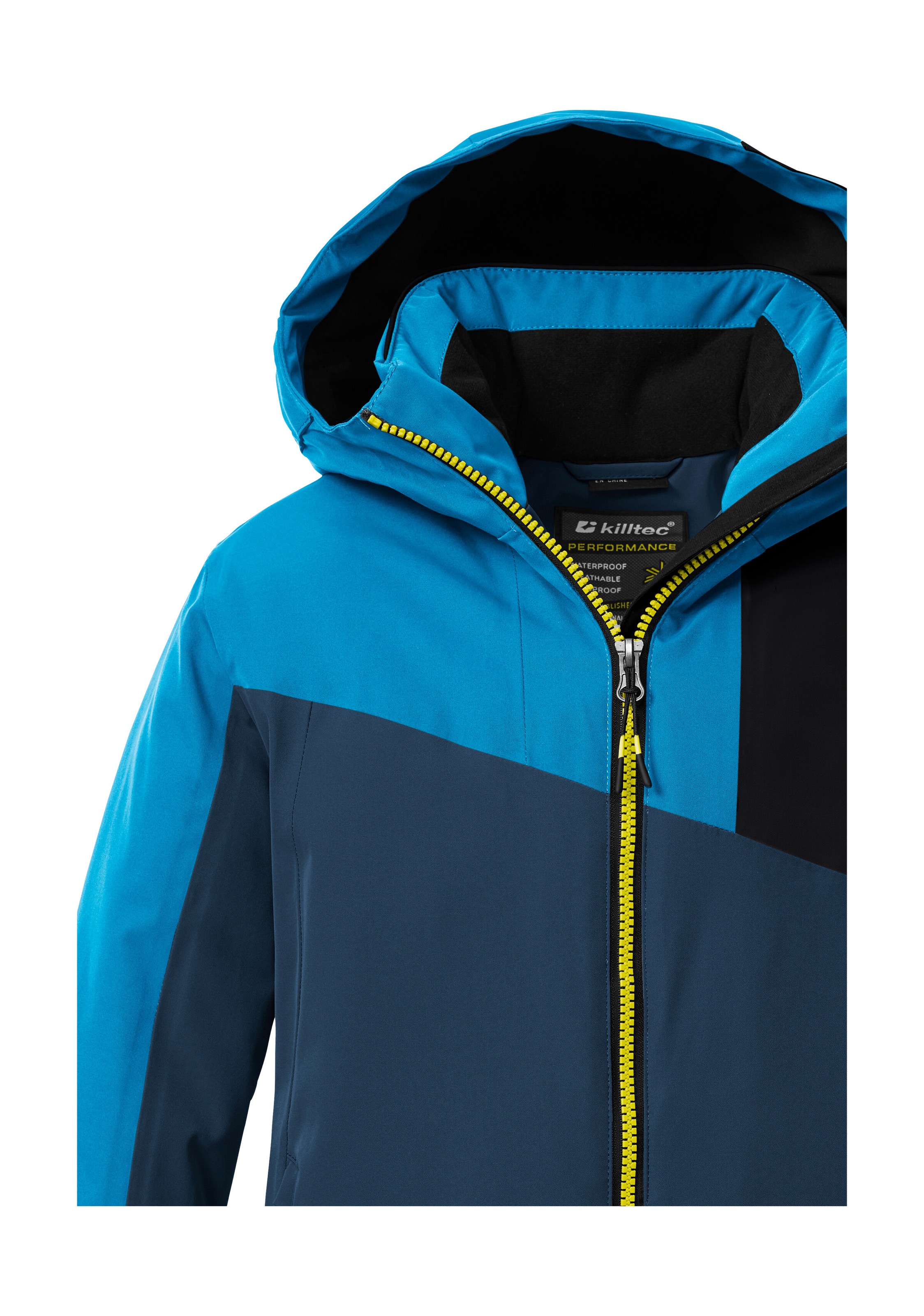 Killtec Skijacke »KSW 192 BYS SKI JCKT«, Wind- und wasserdichte Kinder Skijacke mit verstellbarer Kapuze