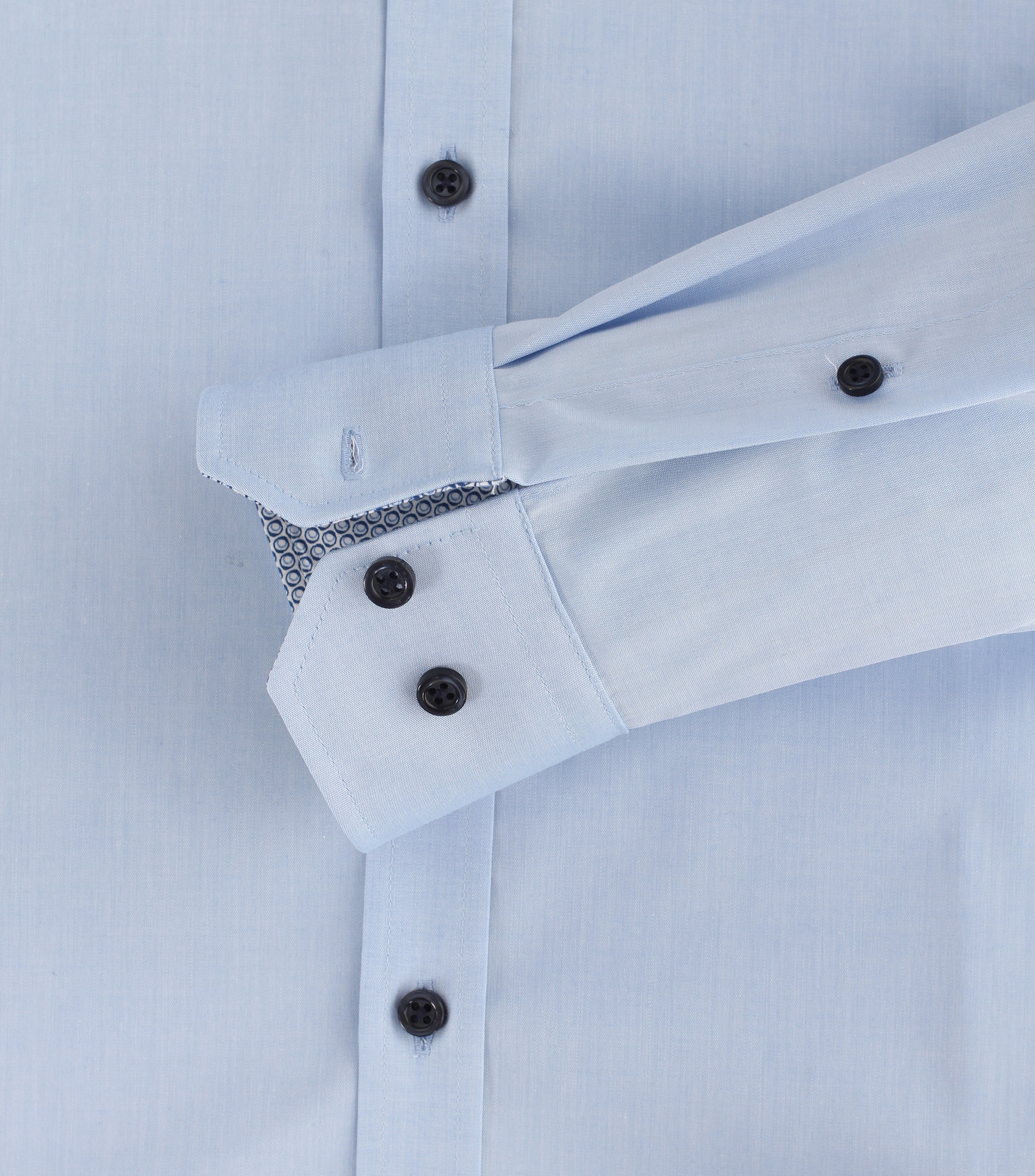 VENTI Businesshemd uni Bleu Clair 43 9