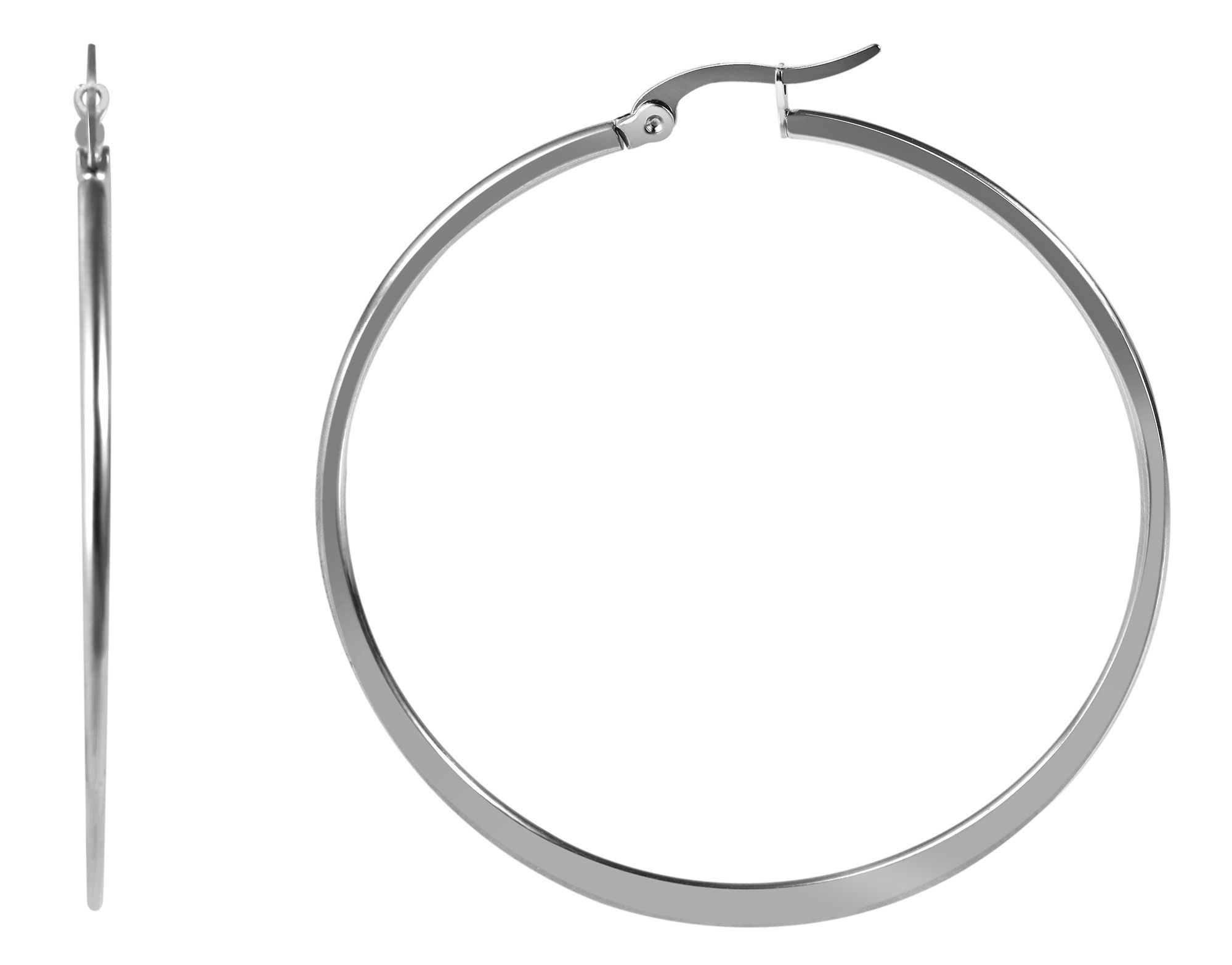 Adelia´s Paar Creolen "Damen Ohrringe – Creole aus Edelstahl" Ideal als Ges günstig online kaufen