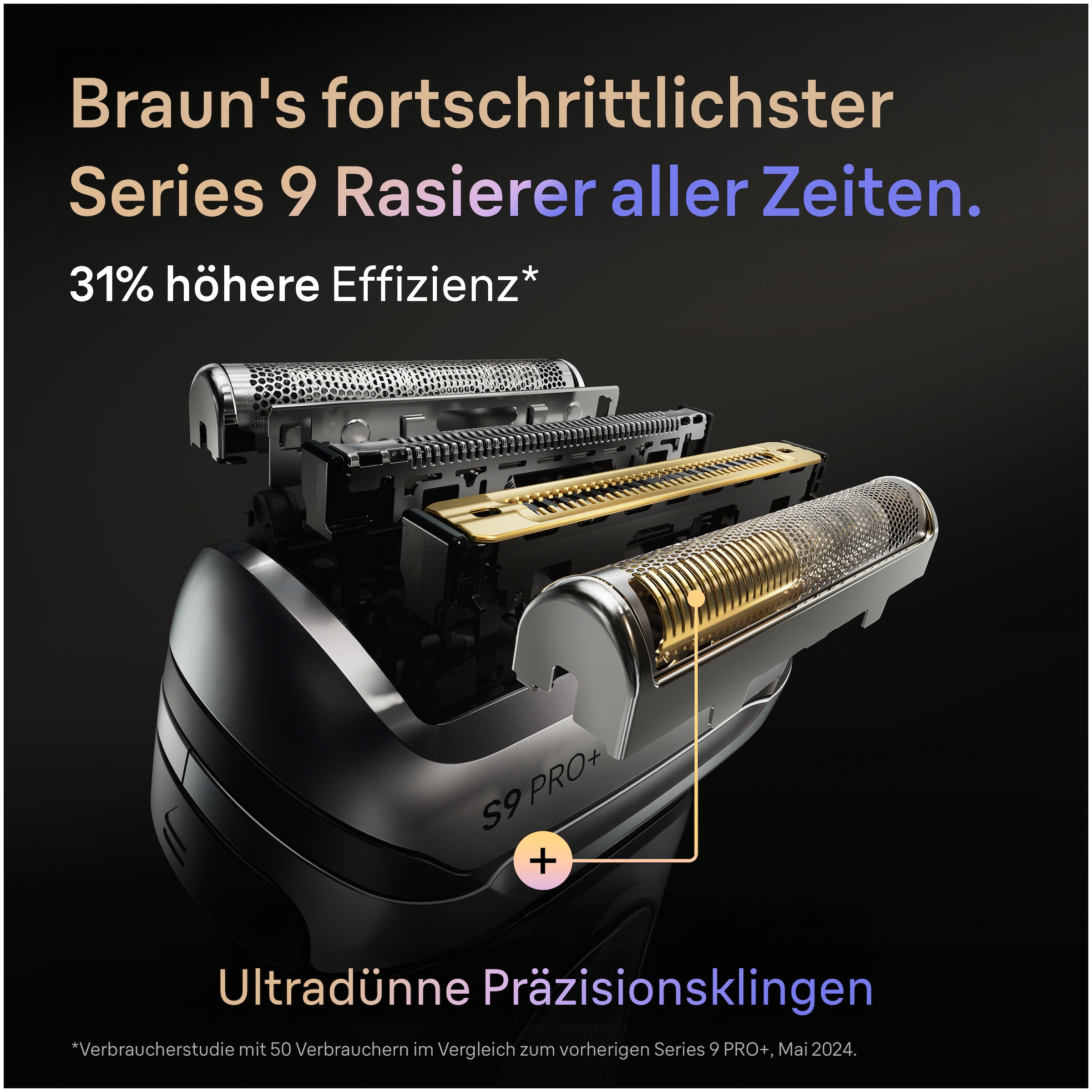 Braun Elektrorasierer »Series 9 9675cc« Smart Care Center integrierter Präzisionstrimmer 5+1 ultradünne Präzisionsklingen, Ladeetui, 6-in-1 SmartCare Center
