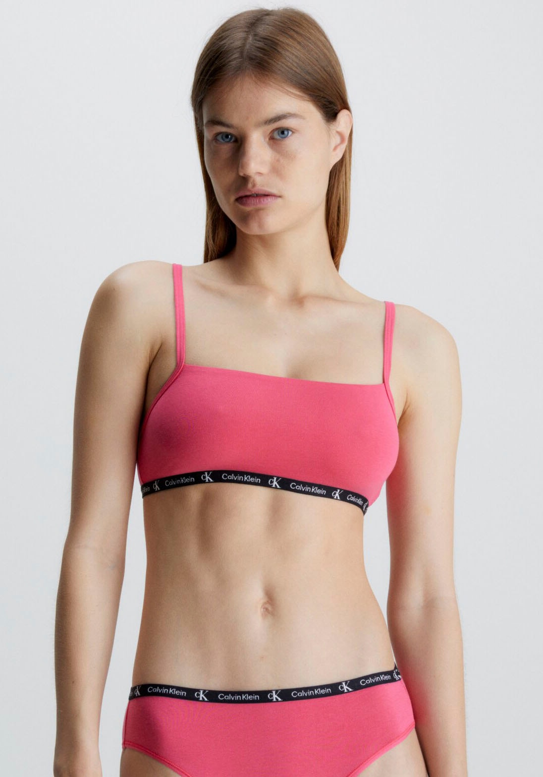 Calvin Klein Underwear Bralette »UNLINED BRALETTE 2PK«, mit klassischem CK-Logobündchen