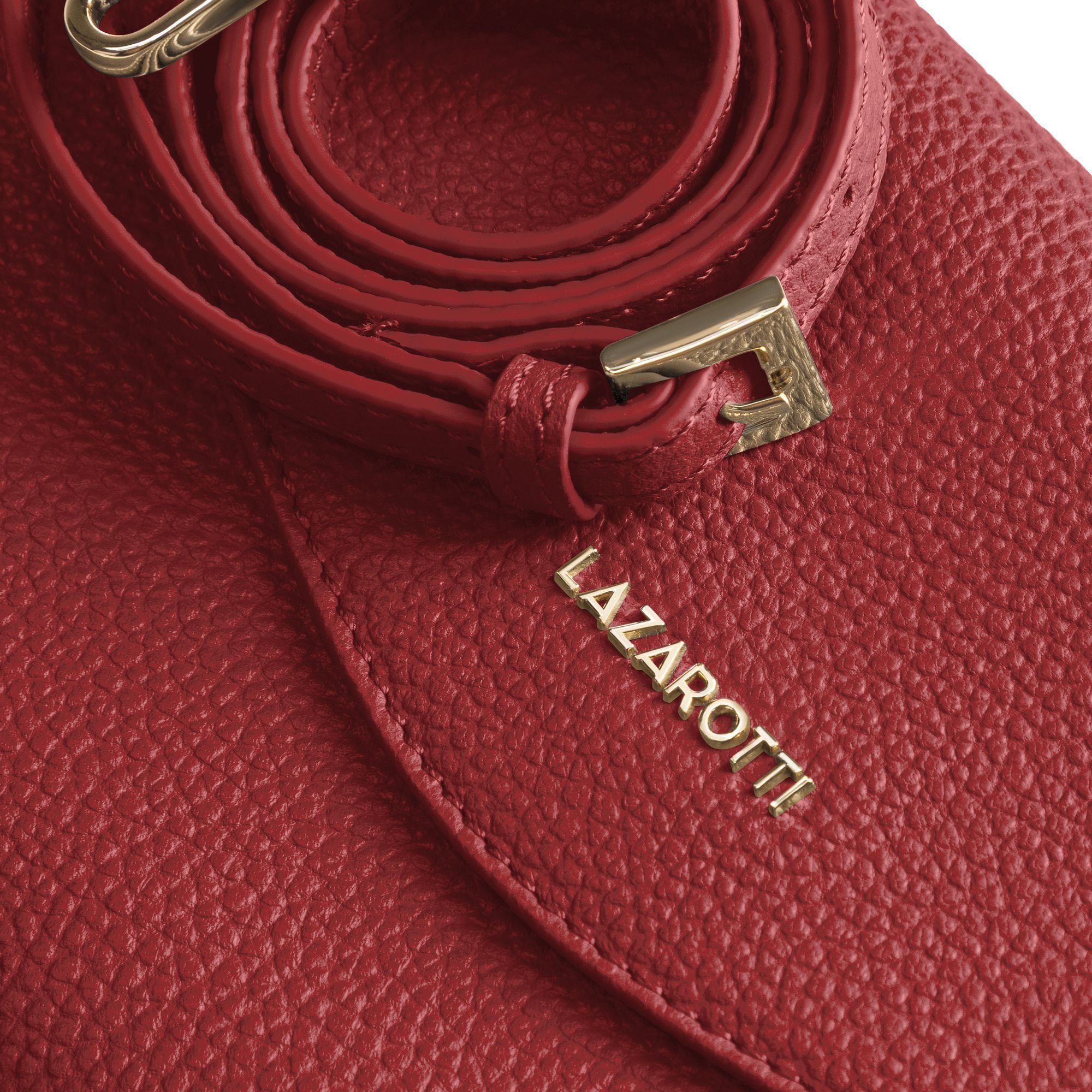 Lazarotti Clutch »Bologna Leather Clutch Umhängetasche Leder 23 cm«
