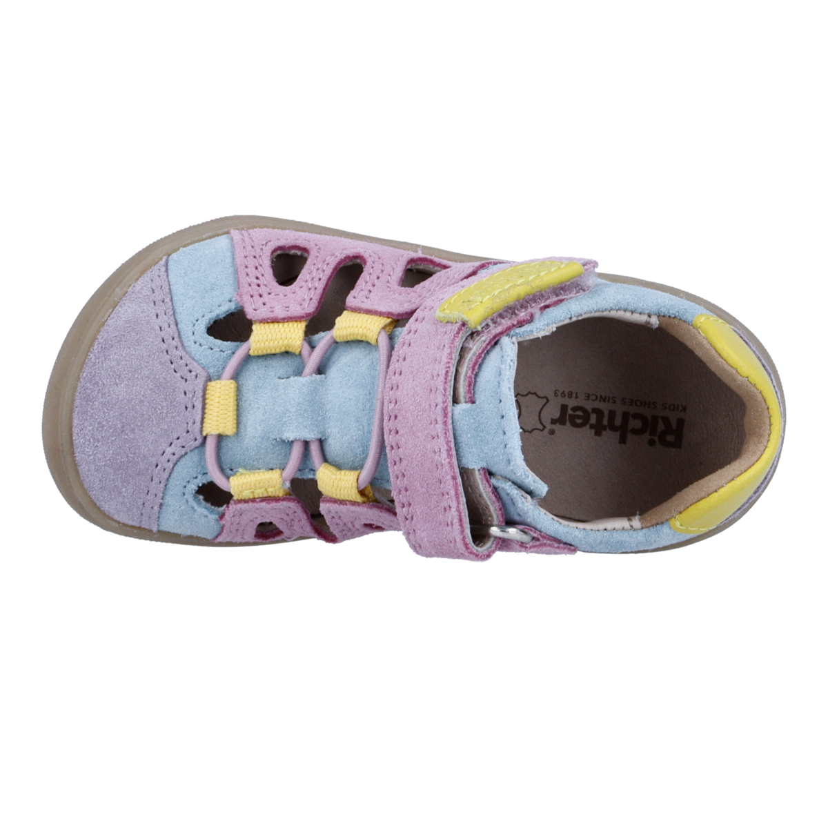 Richter Barfußschuh »Samy«  Babyschuh, Klettschuh, Größenschablone zum Download, mit WMS