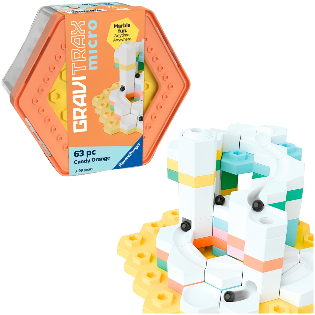 Ravensburger Kugelbahn-Bausatz »GraviTrax micro - Candy Orange« Made in Europe
