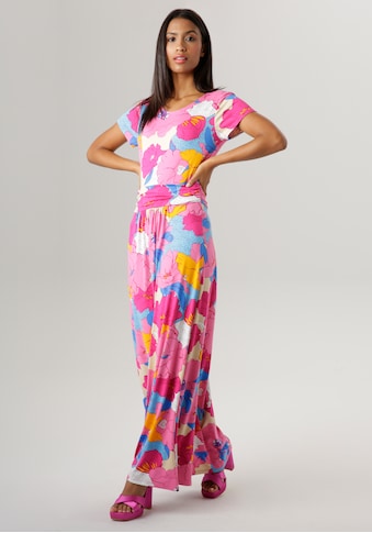Aniston SELECTED Suknelė su spalvingas Blütendruck - Je...
