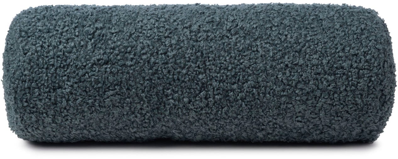 Nackenrolle GÖZZE, B:60cm H:19cm L:20cmpetrol, Polyester, Funktionskissen, "Curly Kissenrolle Rolf"