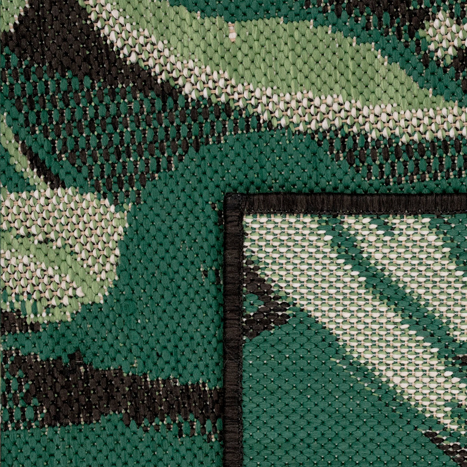 Paco Home Teppich »Ostende 551«, rechteckig, Flachgewebe, Motiv  Palmenblätter, In- und Outdoor geeignet auf Rechnung | BAUR