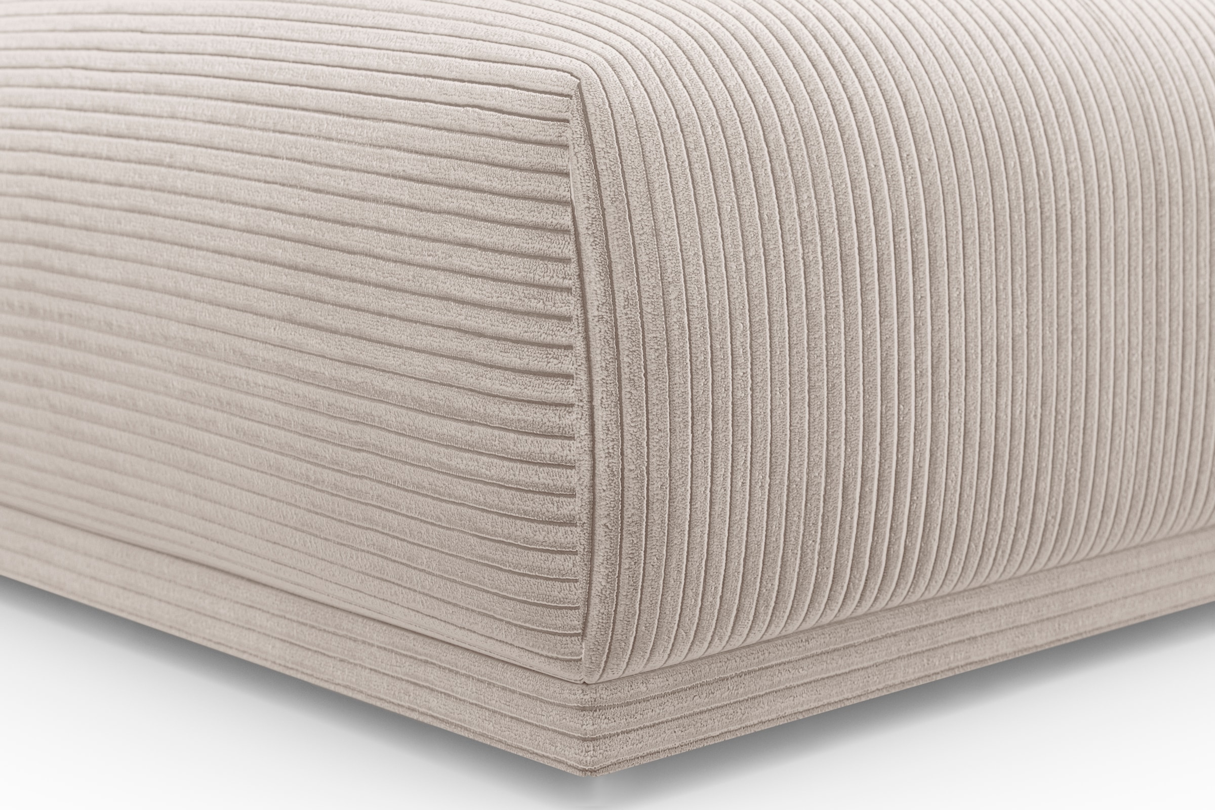 TRENDMANUFAKTUR Hocker »Braga, mit hochwertigem Kaltschaum, quadratisch, in Cord erhältlich«, (1 St.), moderner Polsterhocker, 85/42/85 cm (B/H/T)