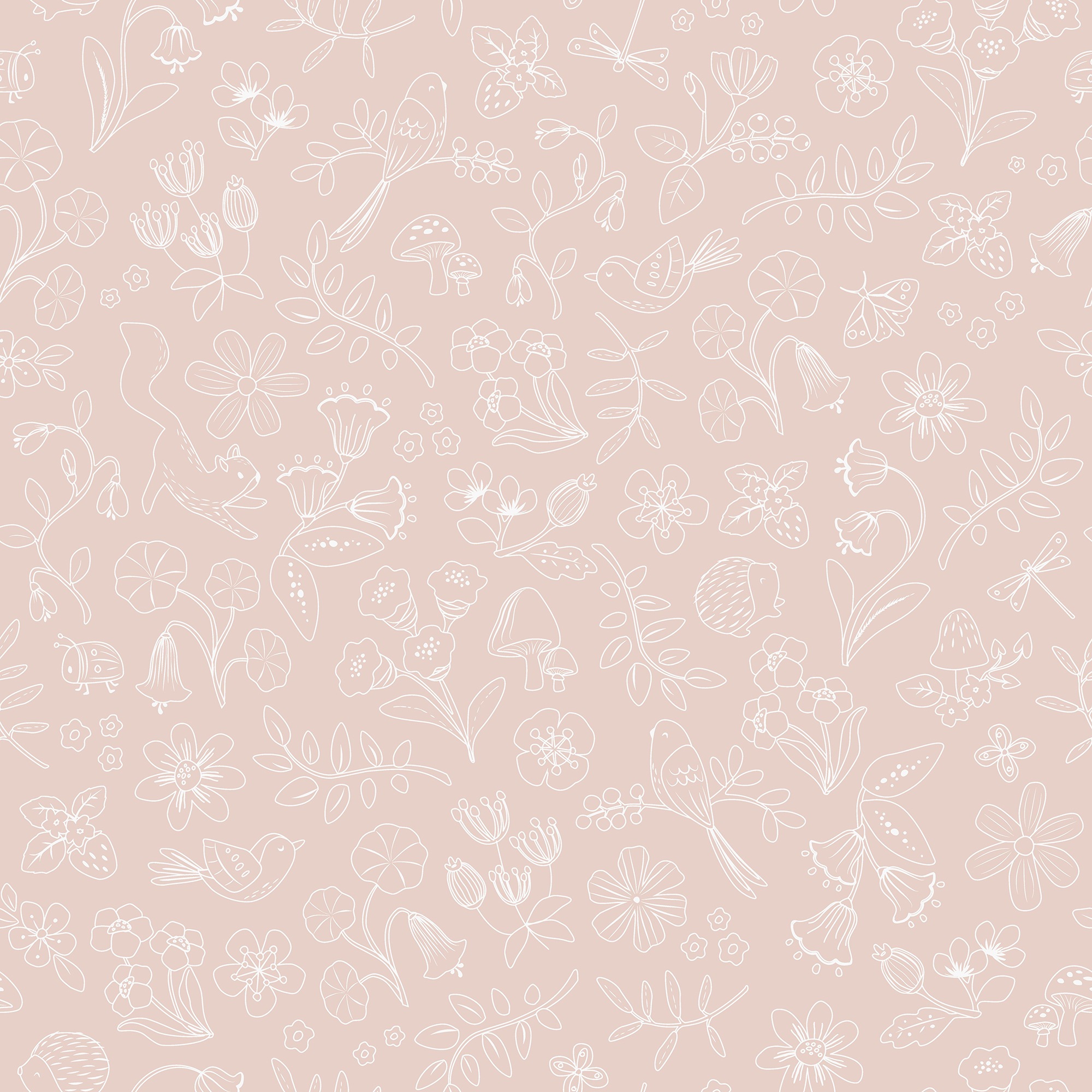 LITTLE DUTCH Vliestapete »Fairy Wonders Blossom«, geblümt, Design Tapeten