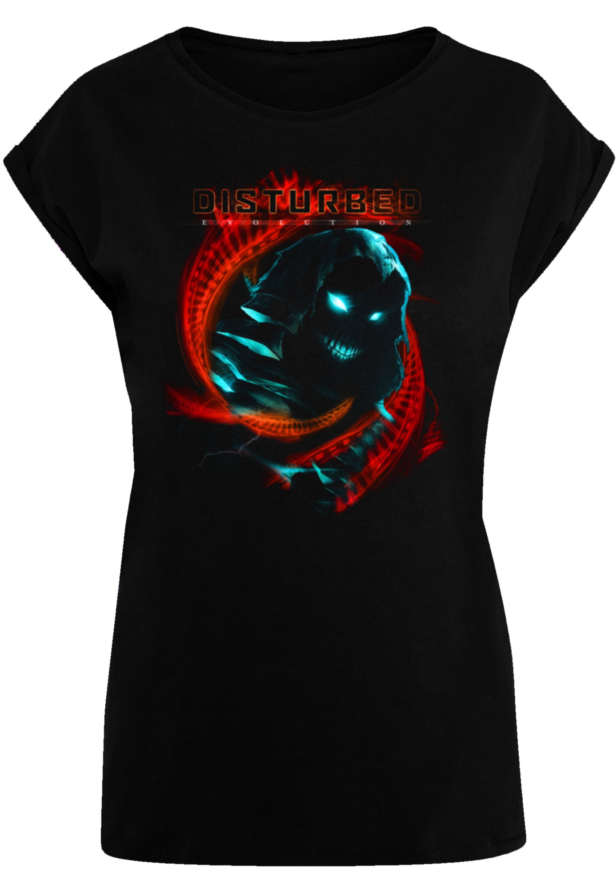 F4NT4STIC T-Shirt »Disturbed Heavy Metal DNA Swirl«, Premium Qualität, Rock-Musik, Band