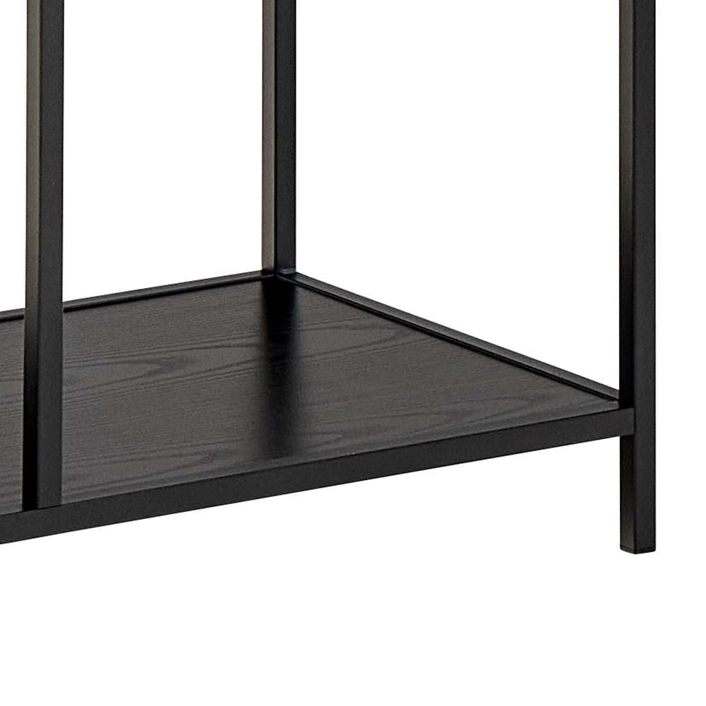 ACTONA GROUP Regal »Seaford, Standregal, Regal, Raumteiler« 77x35x185 cm,  schwarzer Stahlrahmen, 2 Schubladen, Wendemodul, Breite 77 cm