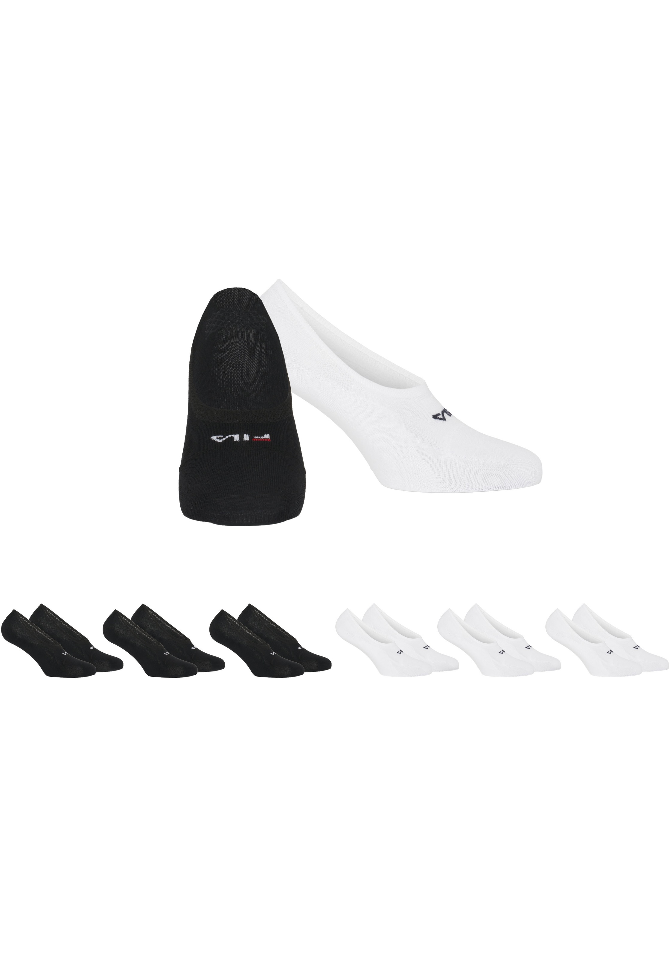 Fila Füßlinge "UNISEX GHOST SOCKS" 6 Paar, mit Logo-Schriftzug, Silikonstre günstig online kaufen
