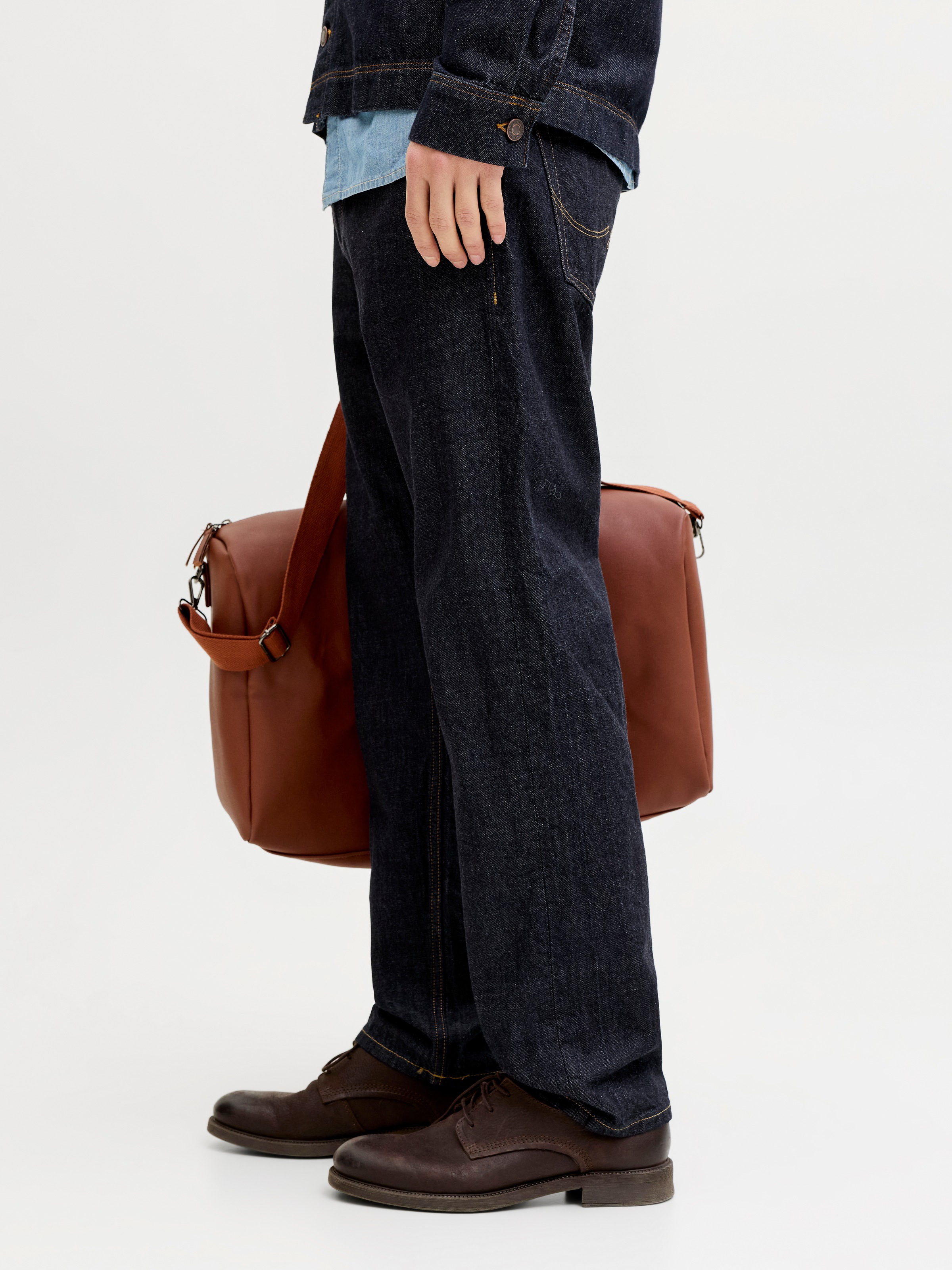 Jack & Jones Loose-fit-Jeans "JJICHRIS JJORIGINAL SBD 921 SN" mit Gürtelsch günstig online kaufen